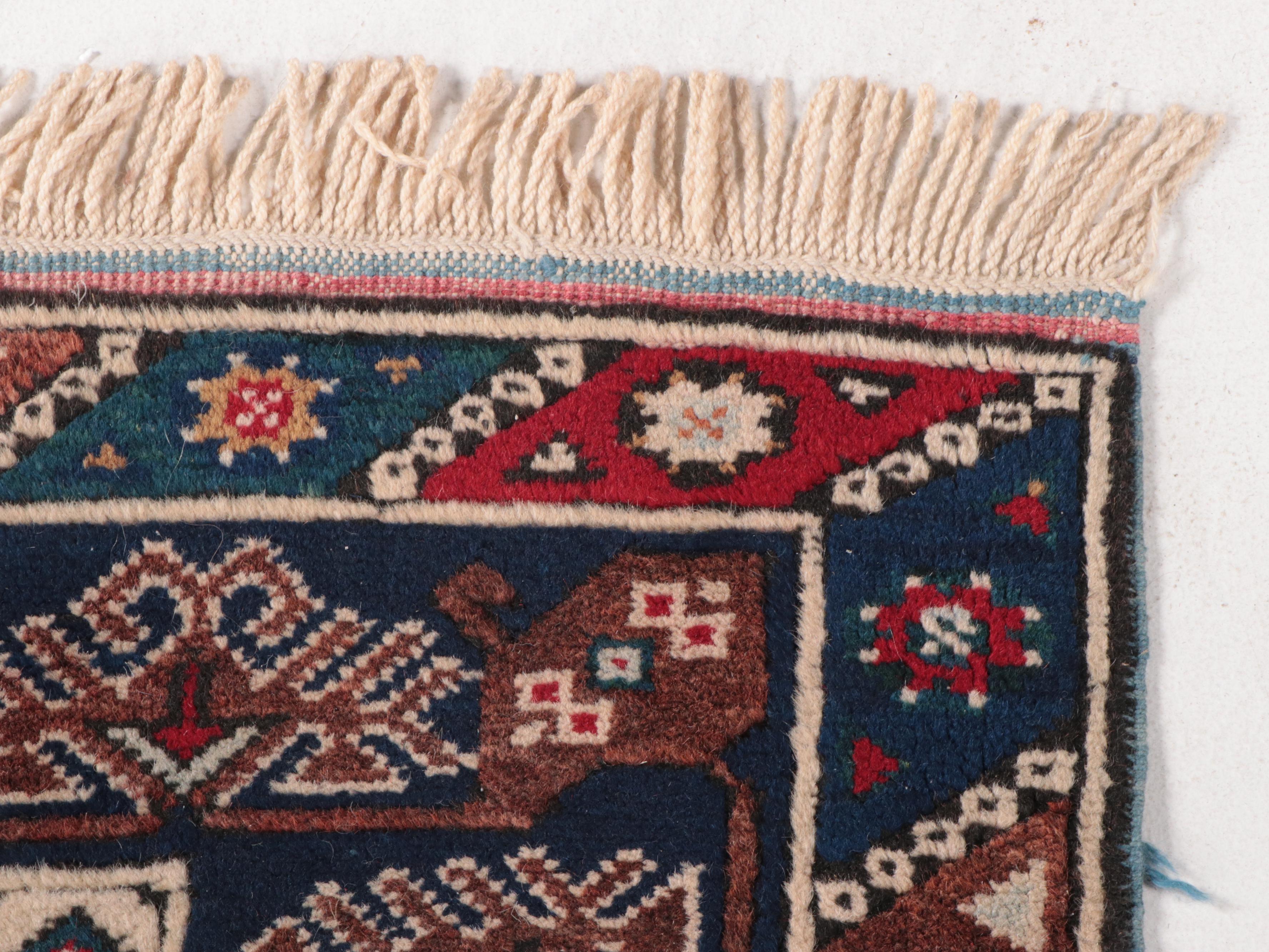 3'11 x 6'5 Hand-Knotted Turkish Döşemealtı Area Rug