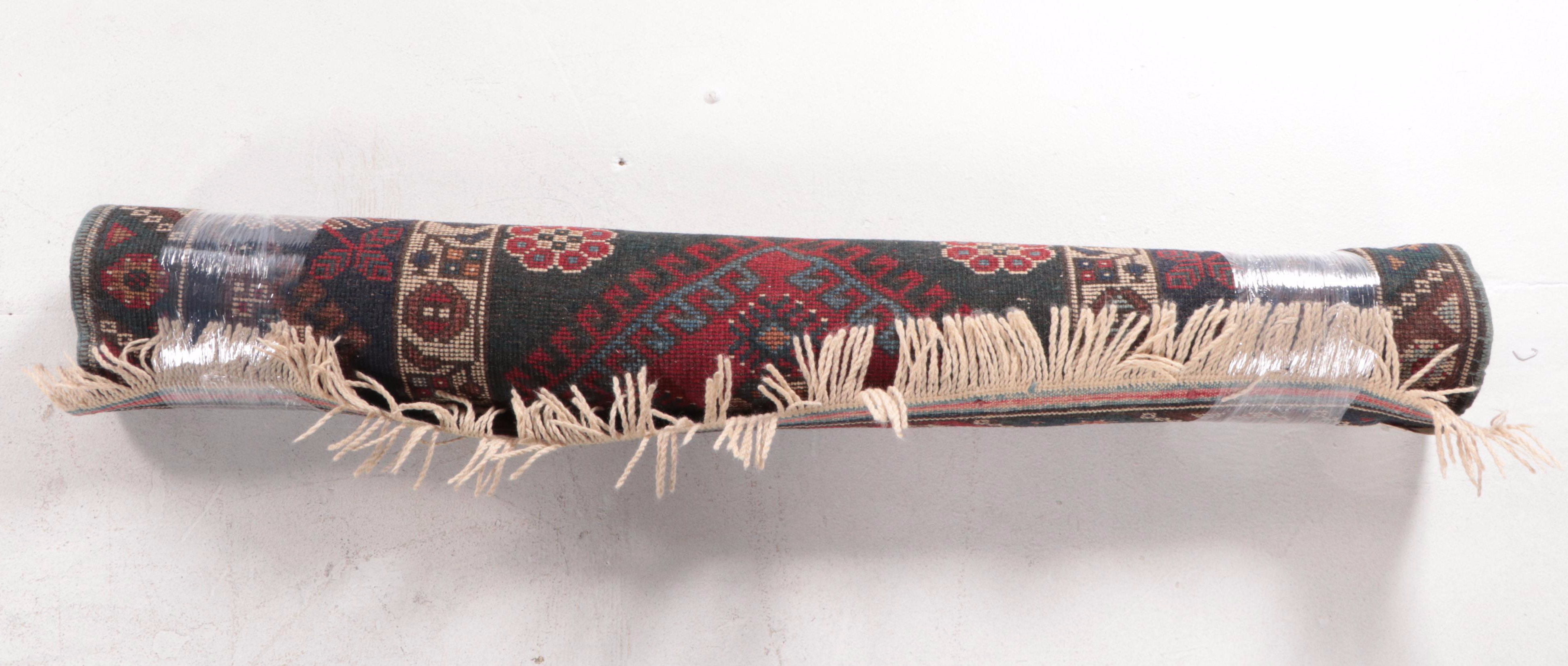 3'11 x 6'5 Hand-Knotted Turkish Döşemealtı Area Rug