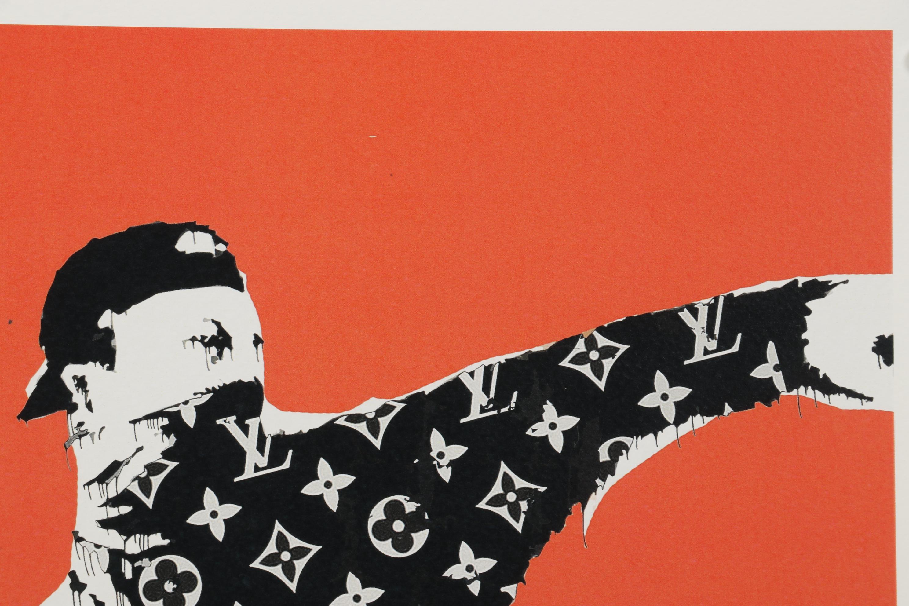 Death NYC Pop Art Graphic Print Mickey Mouse with Louis Vuitton