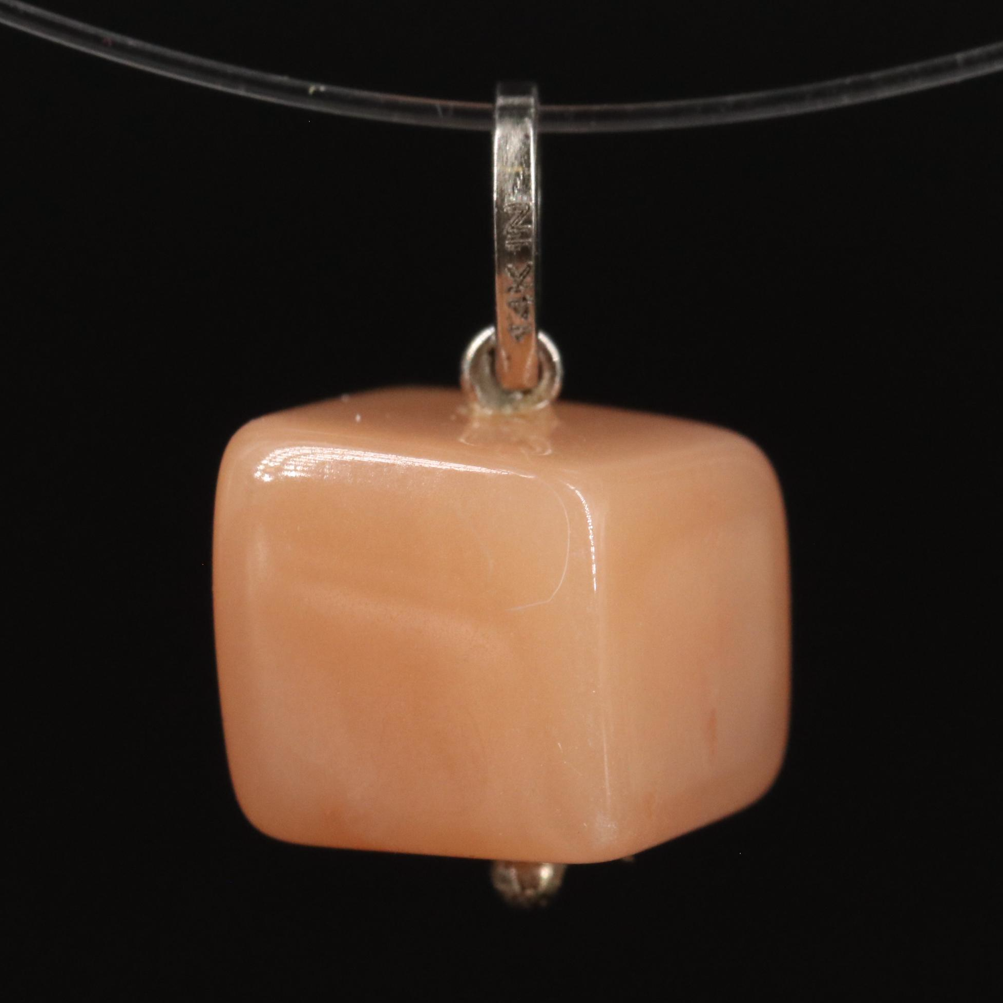 14K Quartzite Pendant