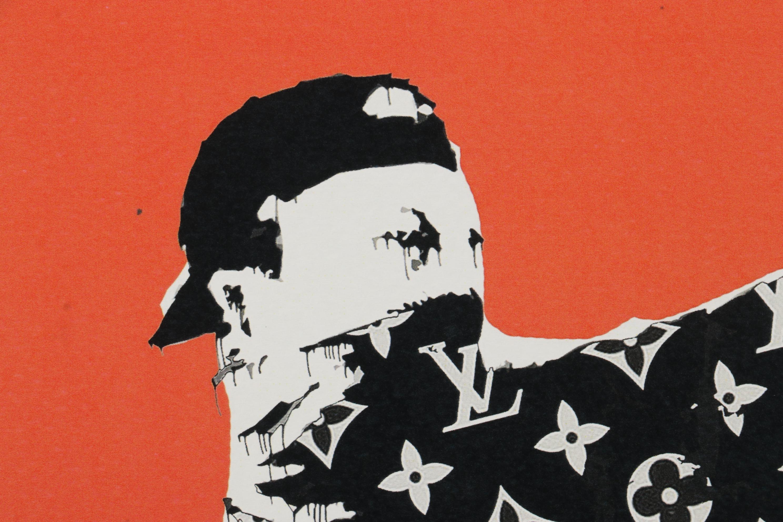 Death NYC Pop Art Graphic Print Mickey Mouse with Louis Vuitton