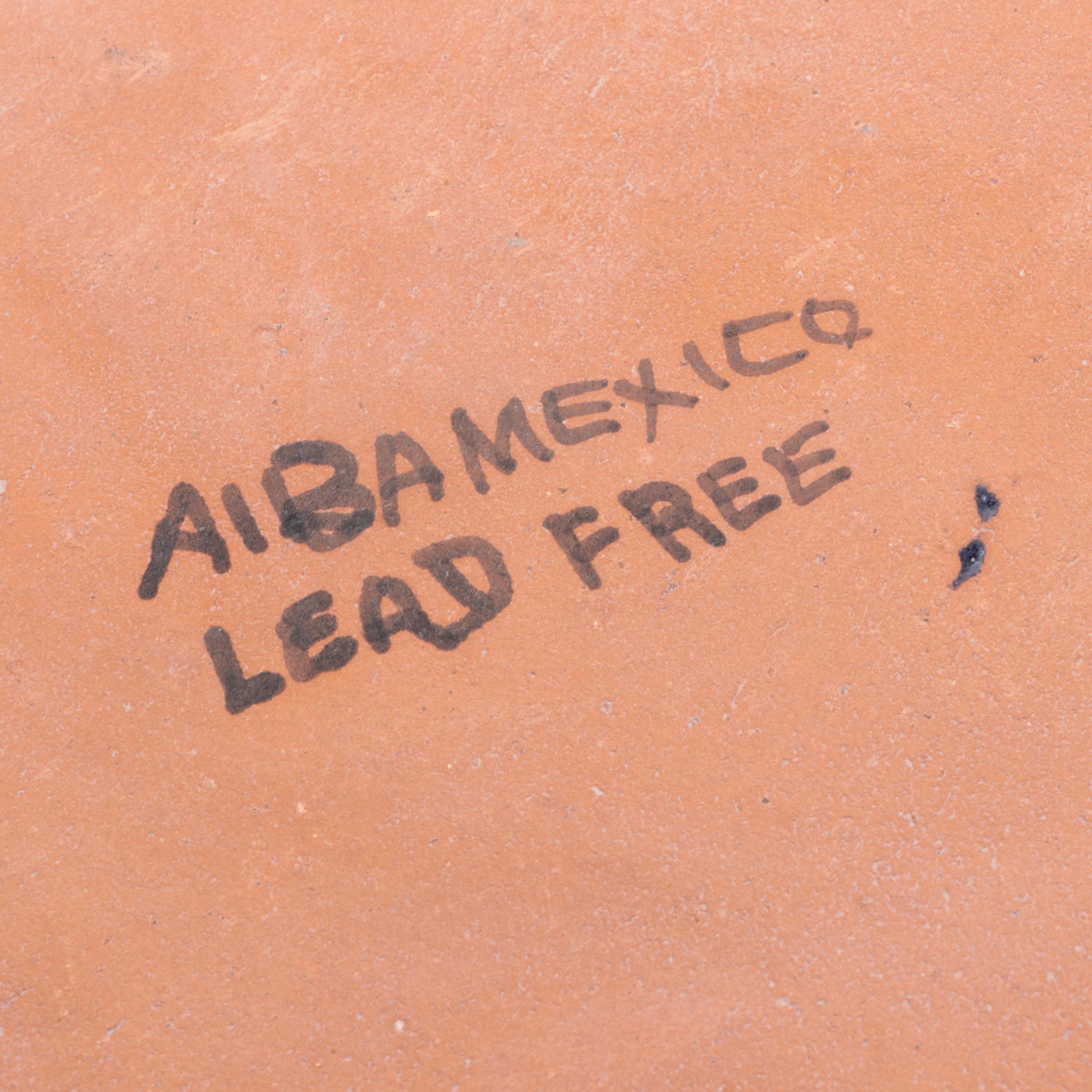 AIBA Mexican Talavera Hand-Painted Large Dish