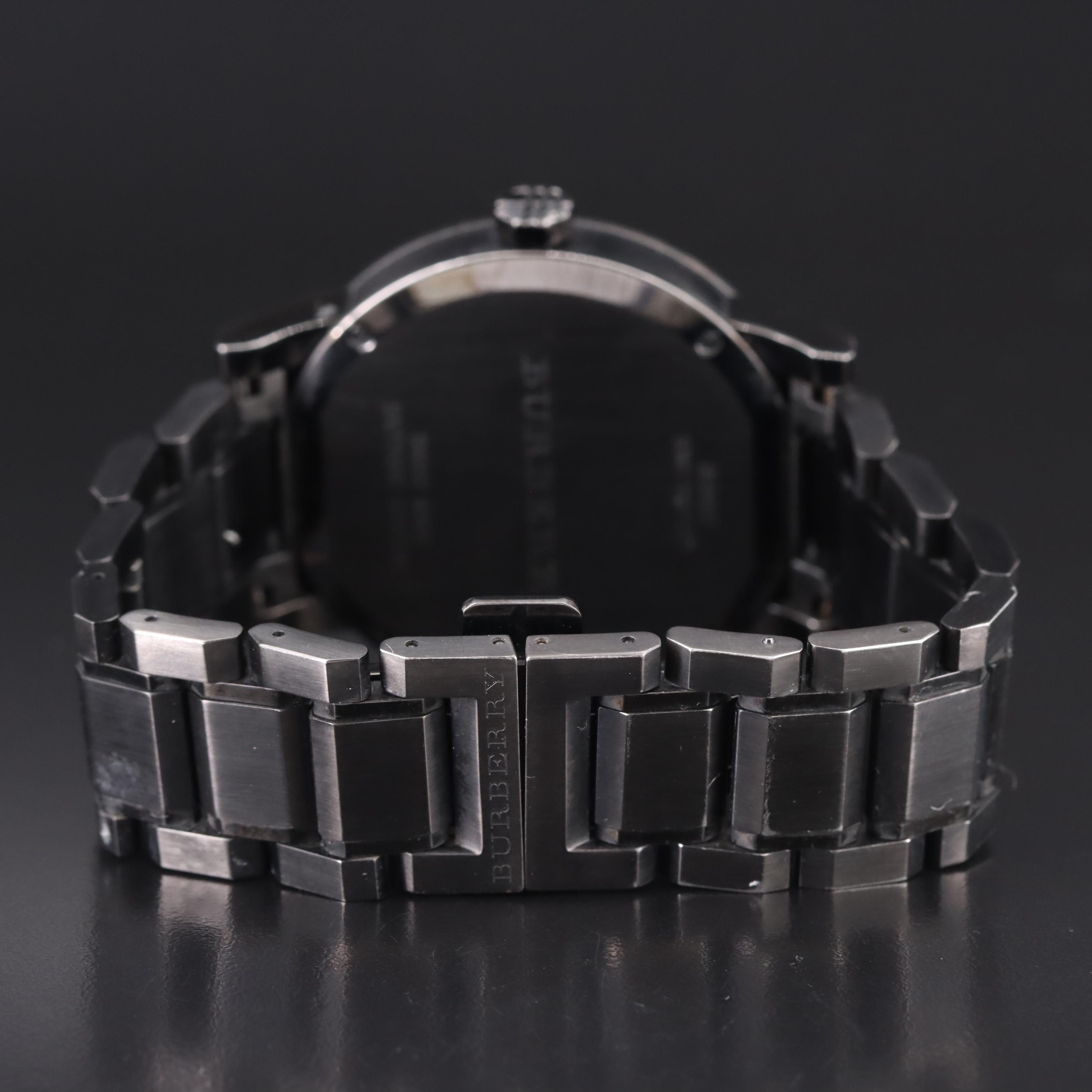 Burberry Dark Gray Stainless Steel Watch