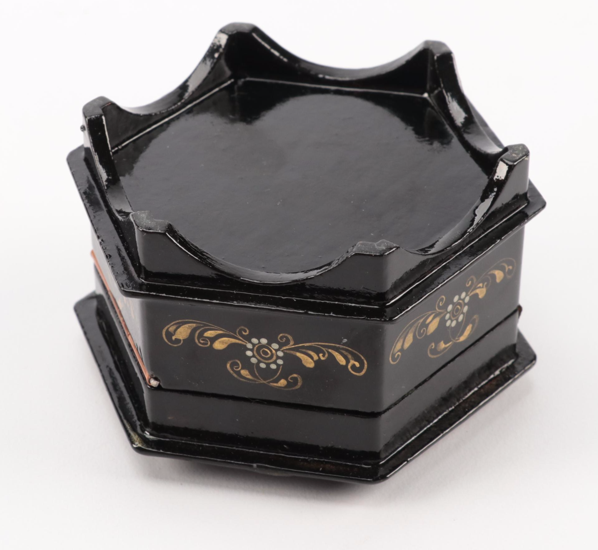 Palekh with Other Russian Hand-Painted Fairy Tale Trinket Boxes