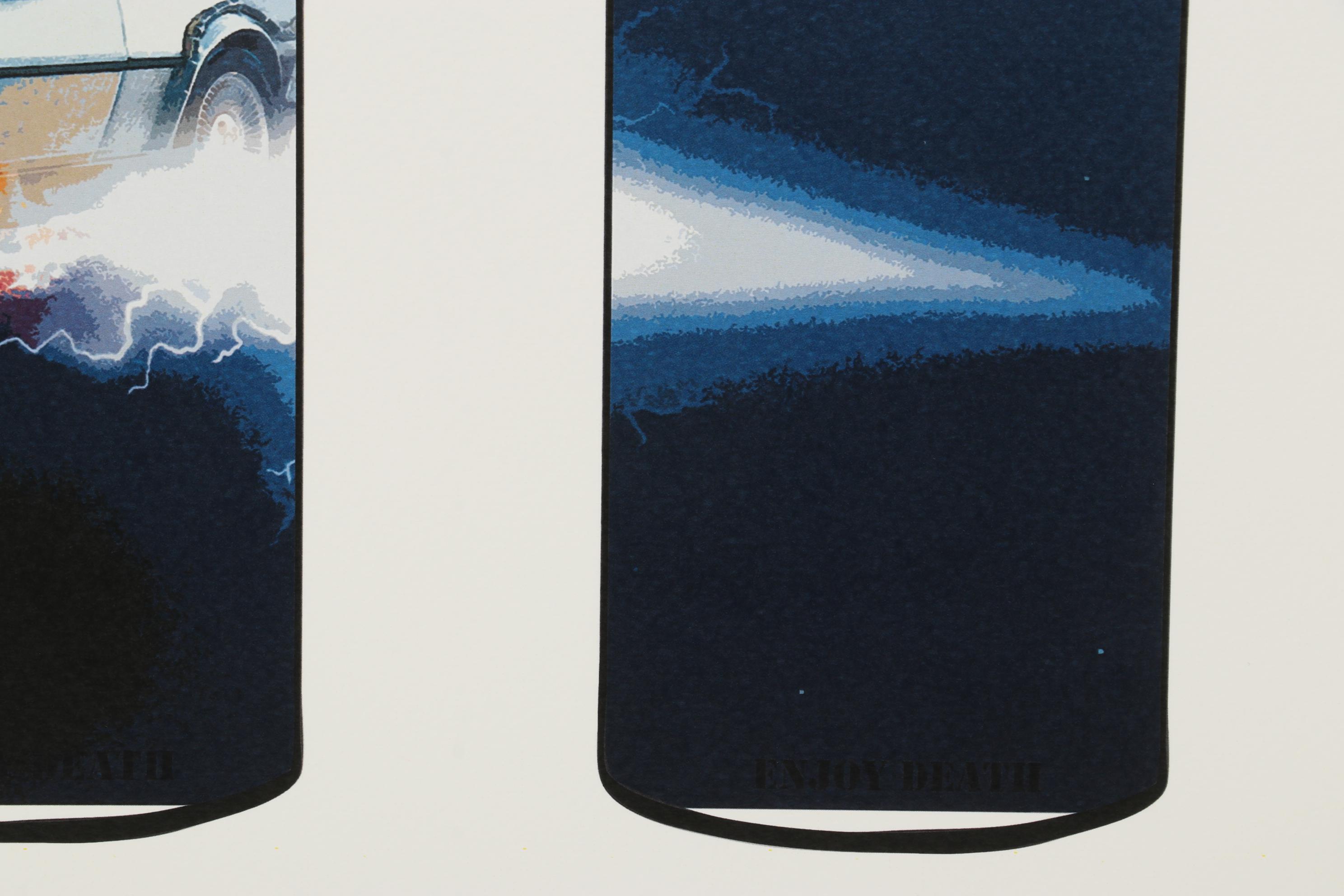 Death NYC Pop Art Graphic Print Coca-Cola Spray Cans