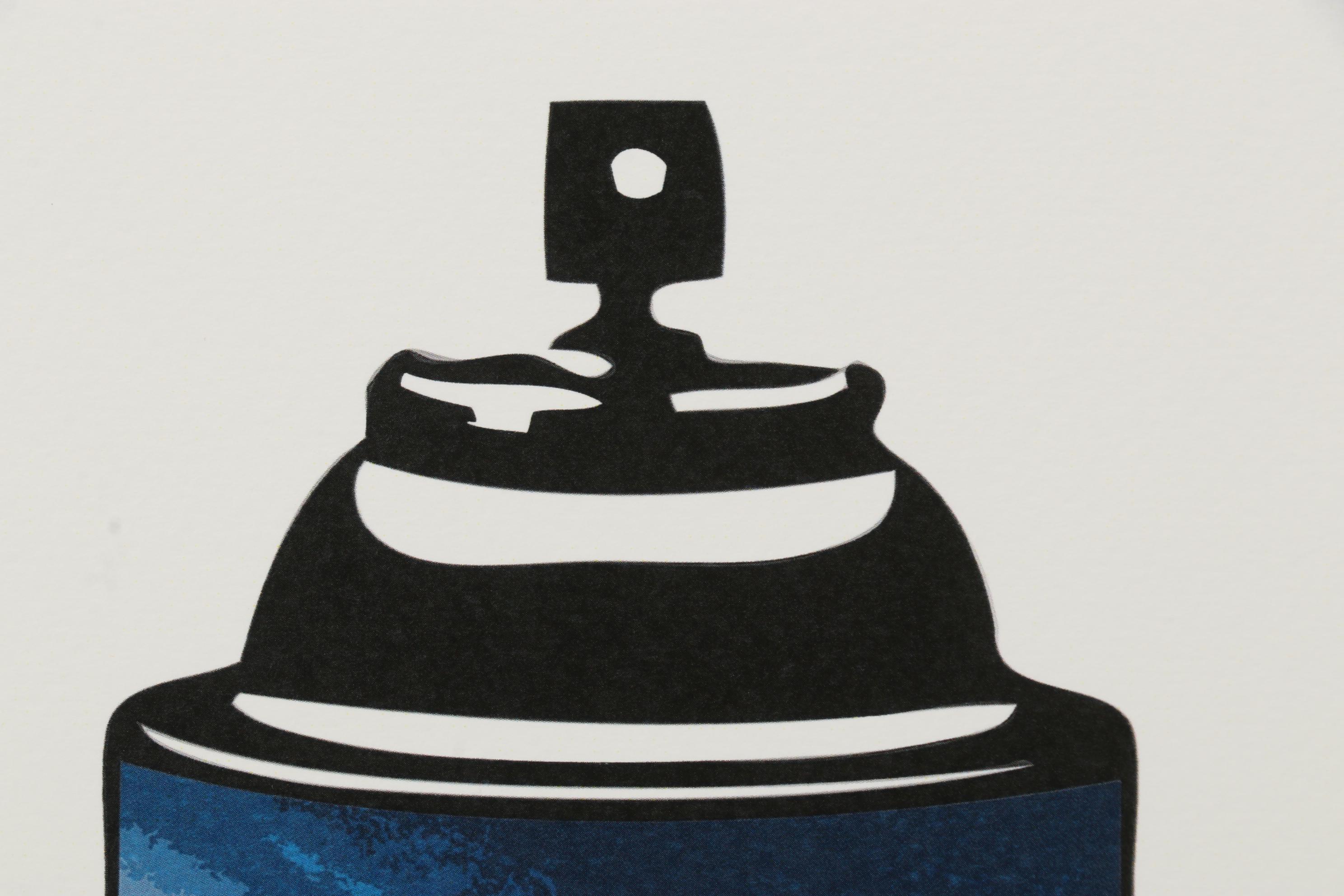 Death NYC Pop Art Graphic Print Coca-Cola Spray Cans