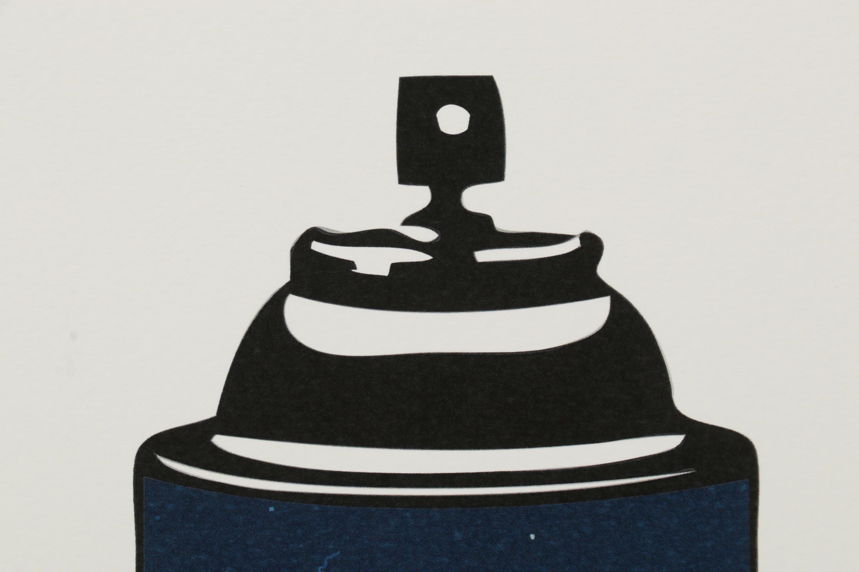 Death NYC Pop Art Graphic Print Coca-Cola Spray Cans