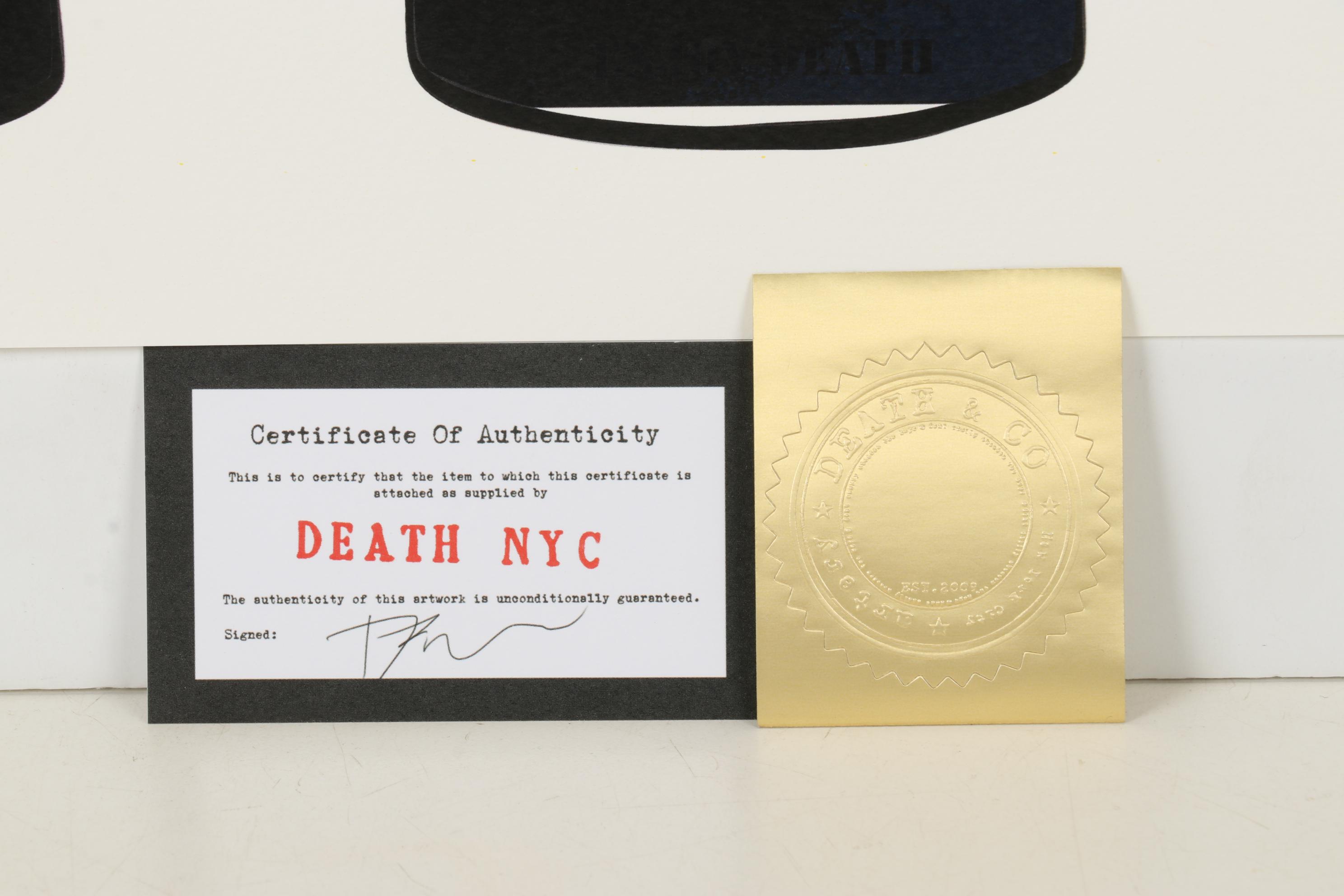 Death NYC Pop Art Graphic Print Coca-Cola Spray Cans