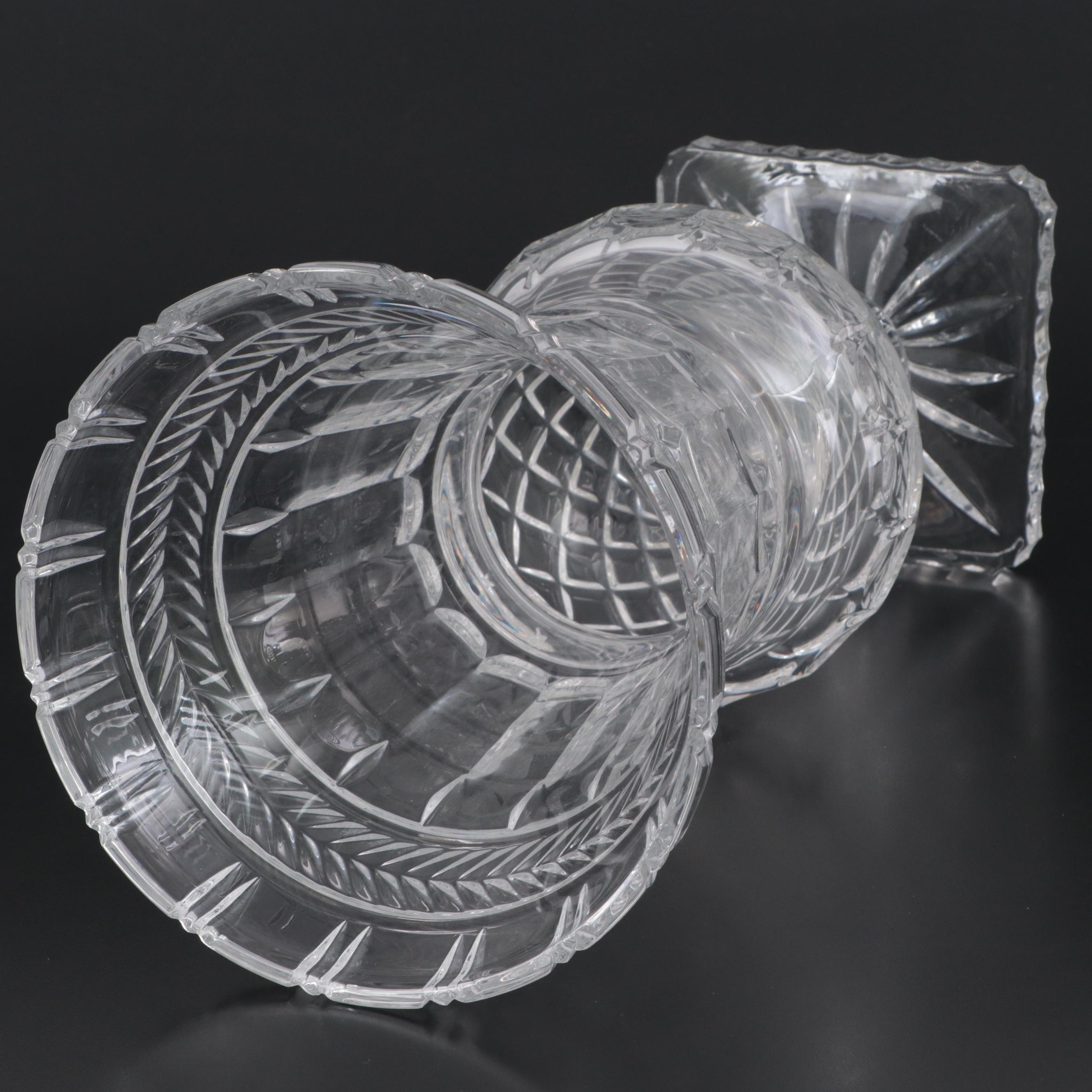 Bombay Company Pressed Glass Vase