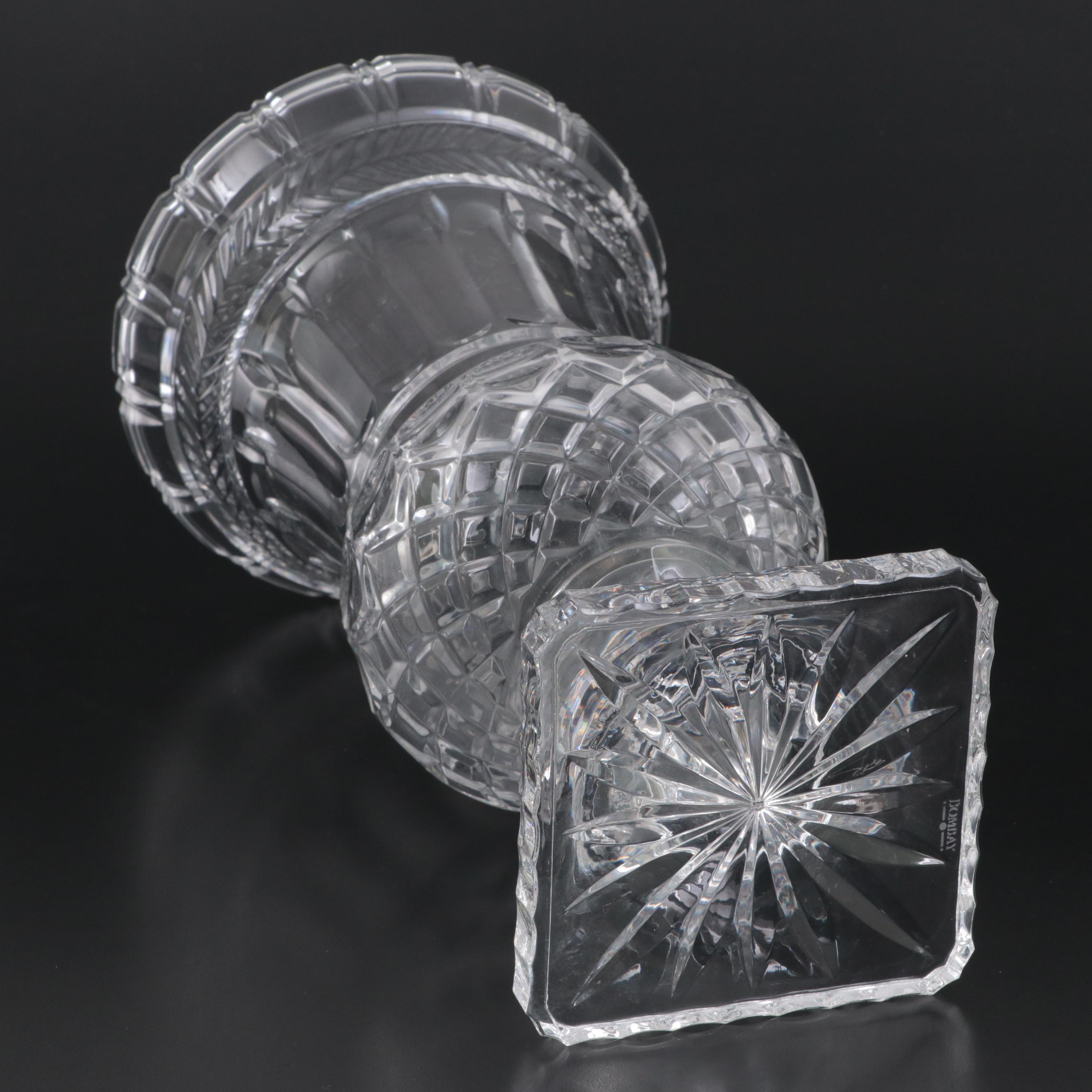 Bombay Company Pressed Glass Vase