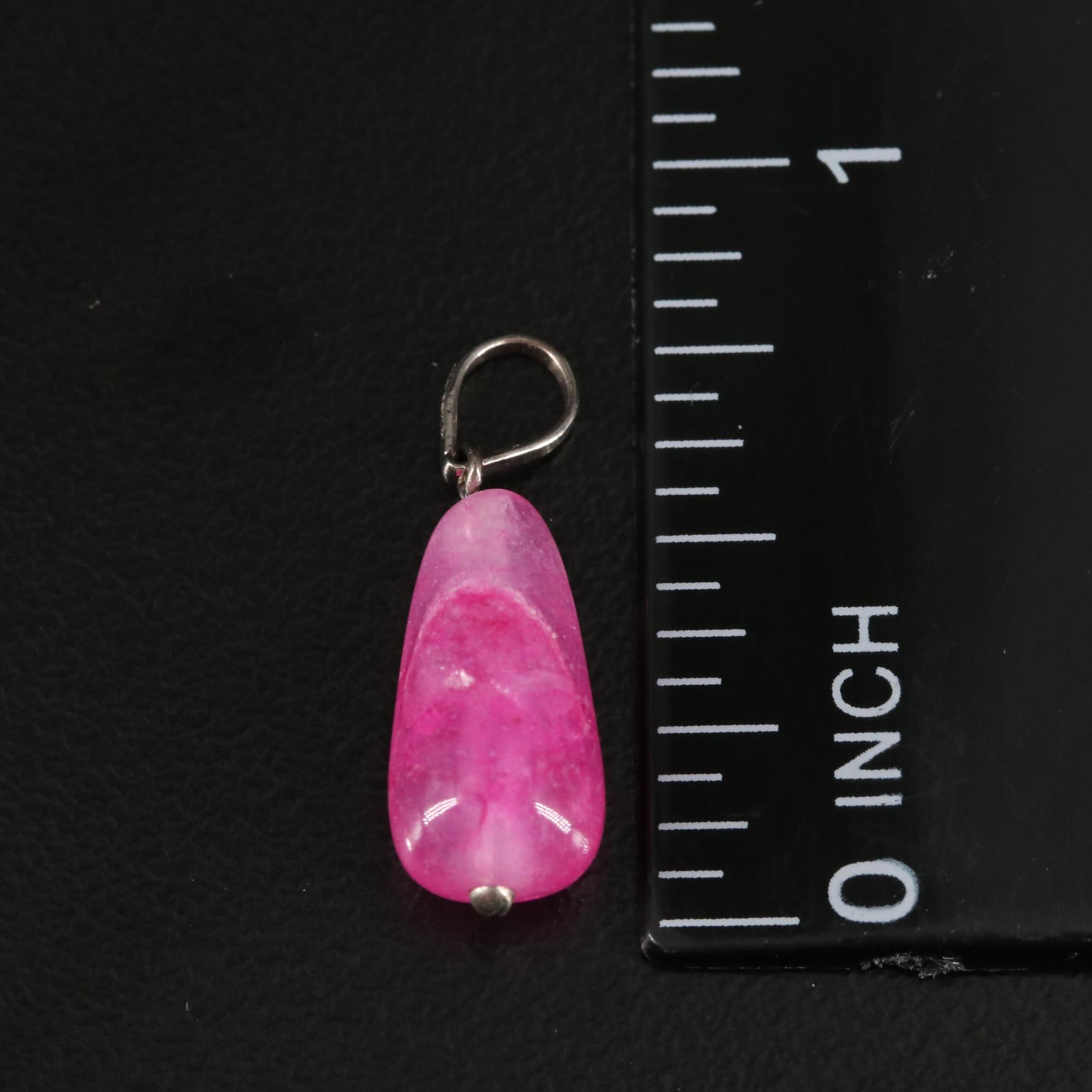 14K Quartzite Pendant