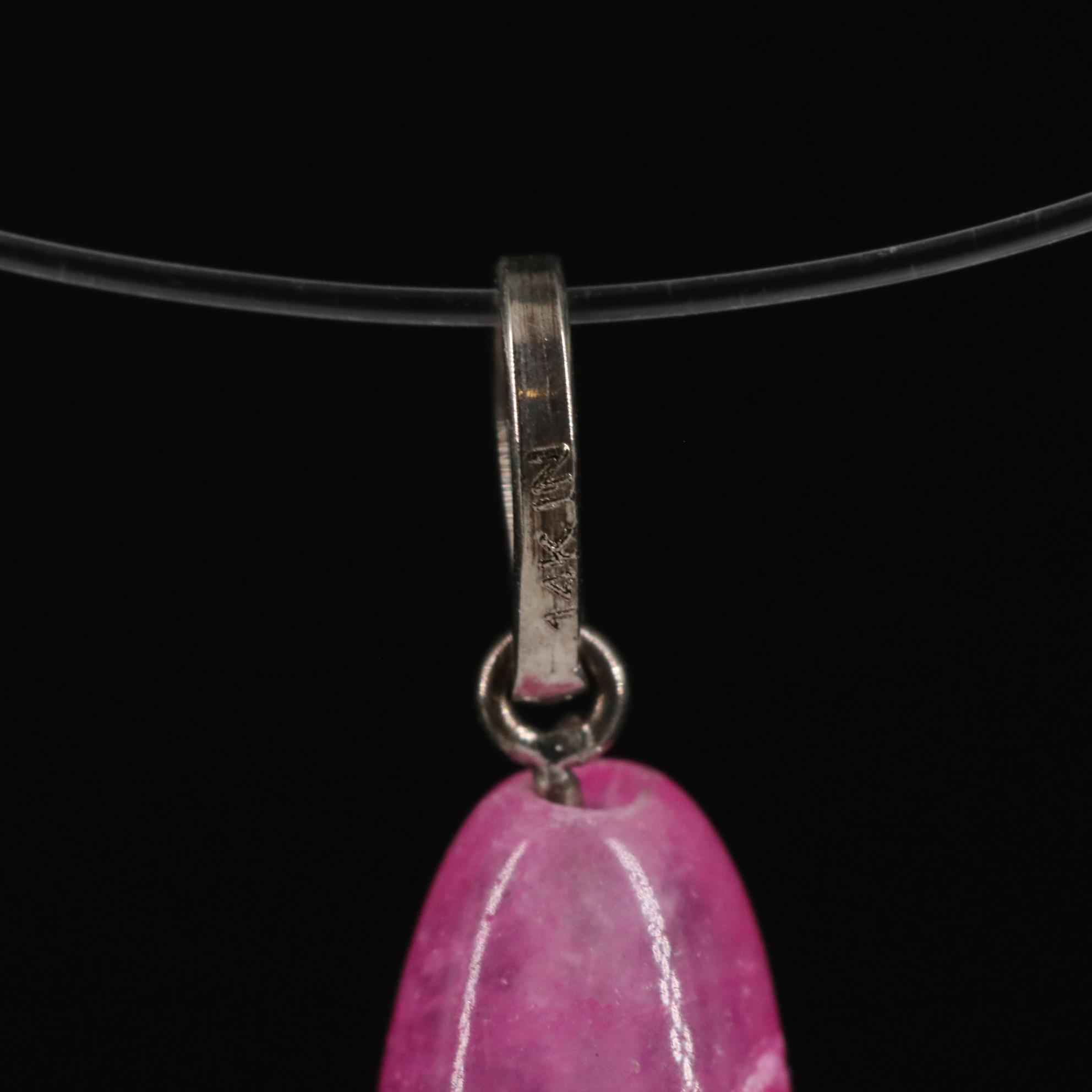 14K Quartzite Pendant