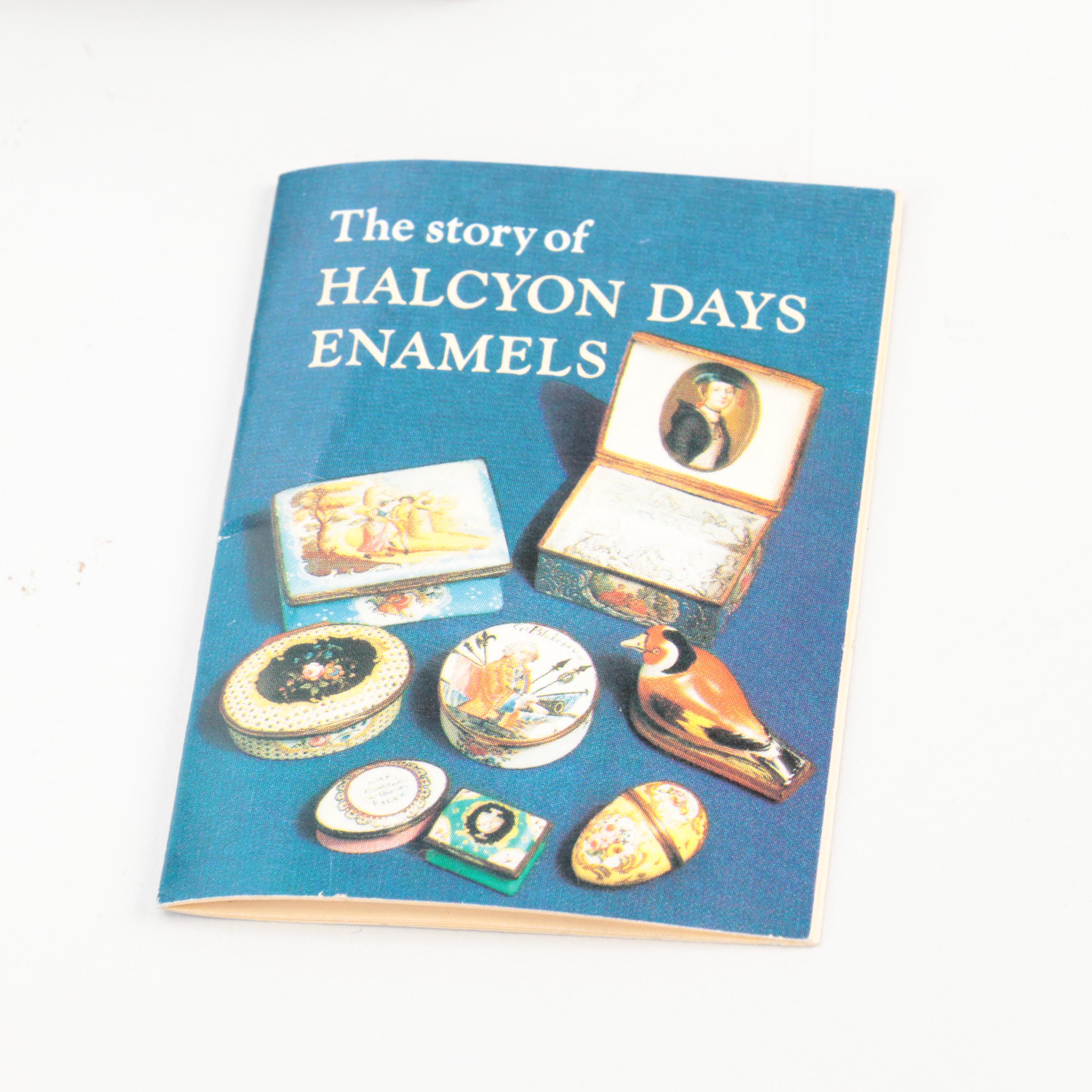 Staffordshire Enamels and Halcyon Days Enamel Trinket Boxes