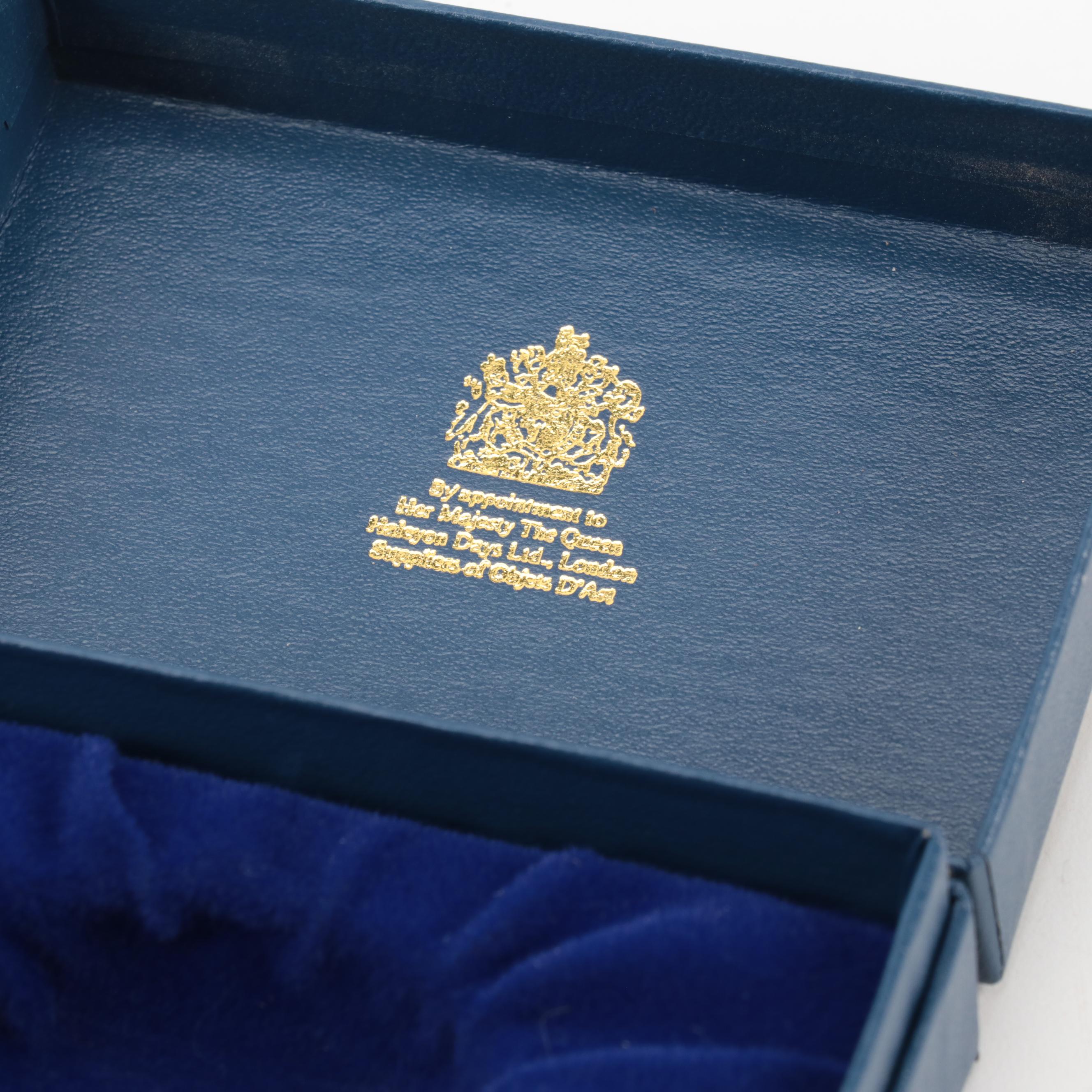 Staffordshire Enamels and Halcyon Days Enamel Trinket Boxes