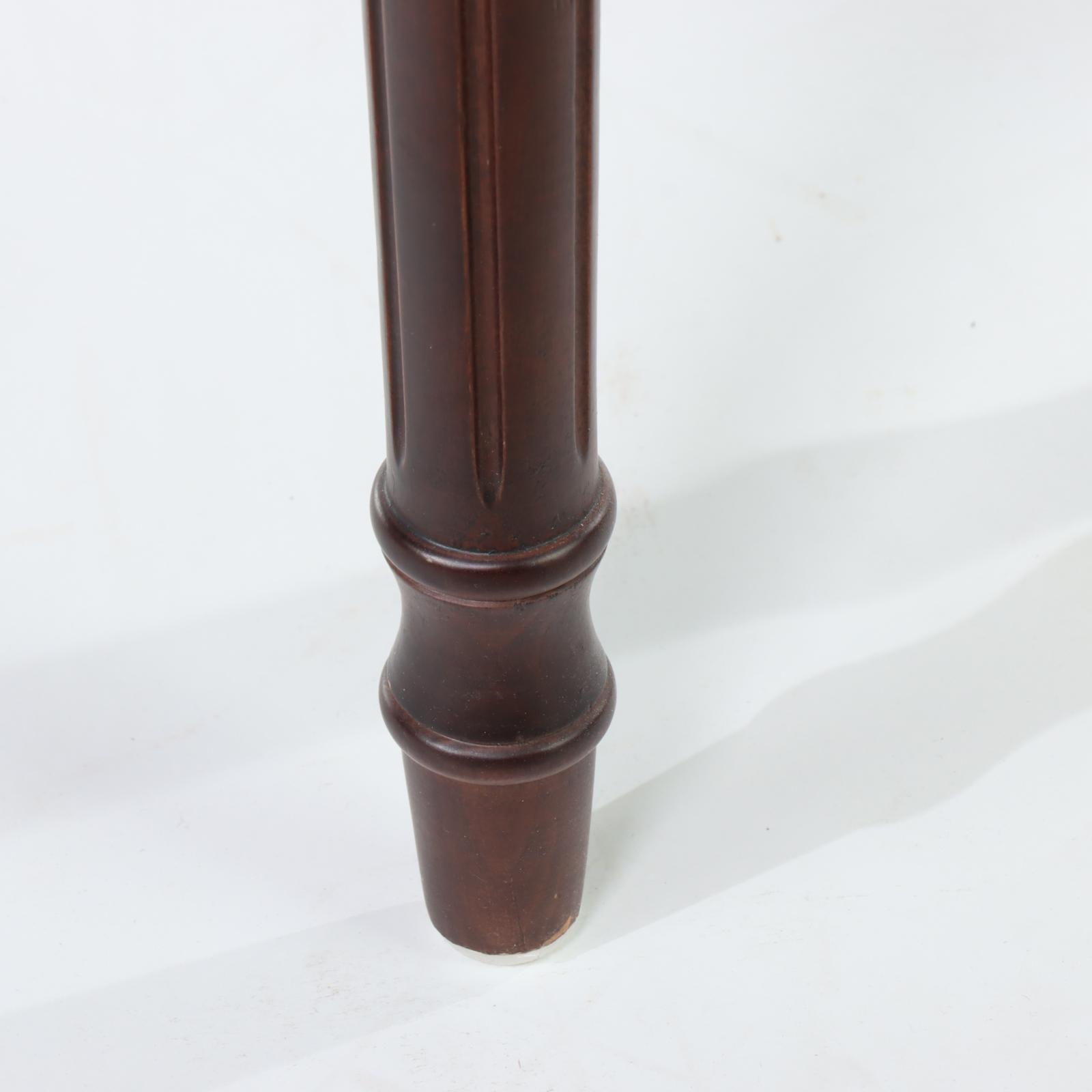 American Empire Revival Mahogany Footstool Plus Louis XVI Style Beech Stool