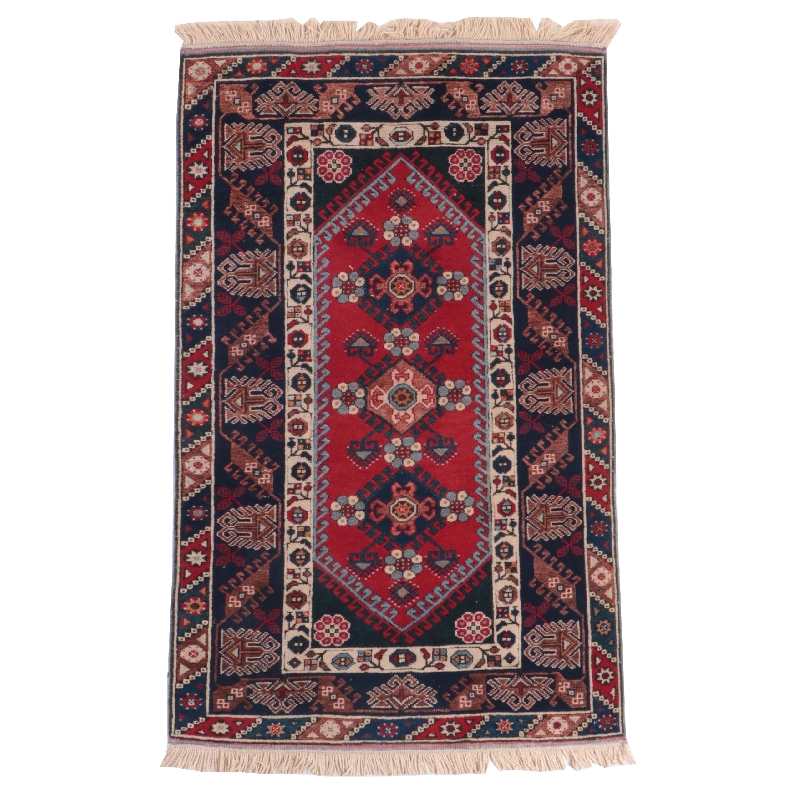3'11 x 6'5 Hand-Knotted Turkish Döşemealtı Area Rug
