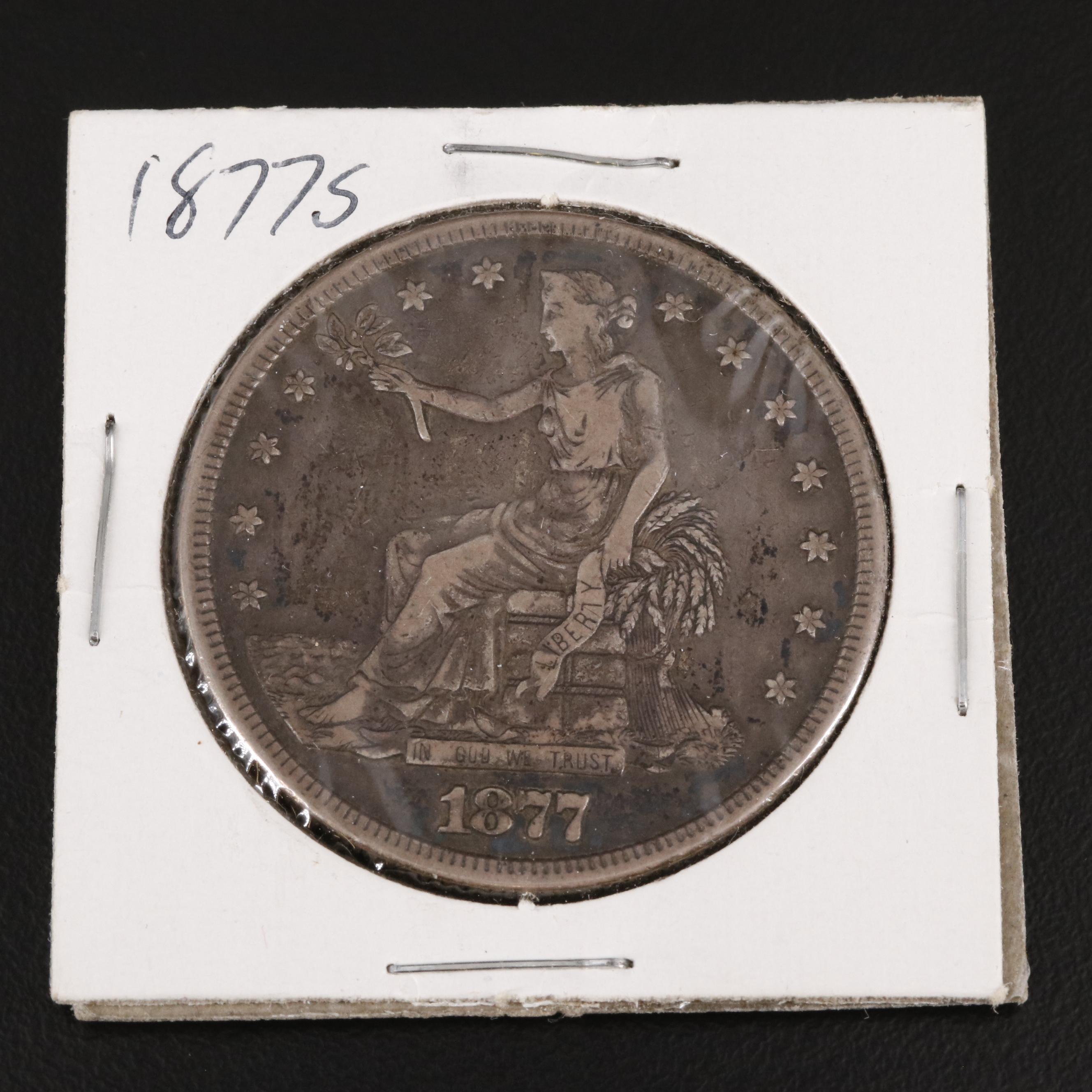 1877-S Trade Silver Dollar