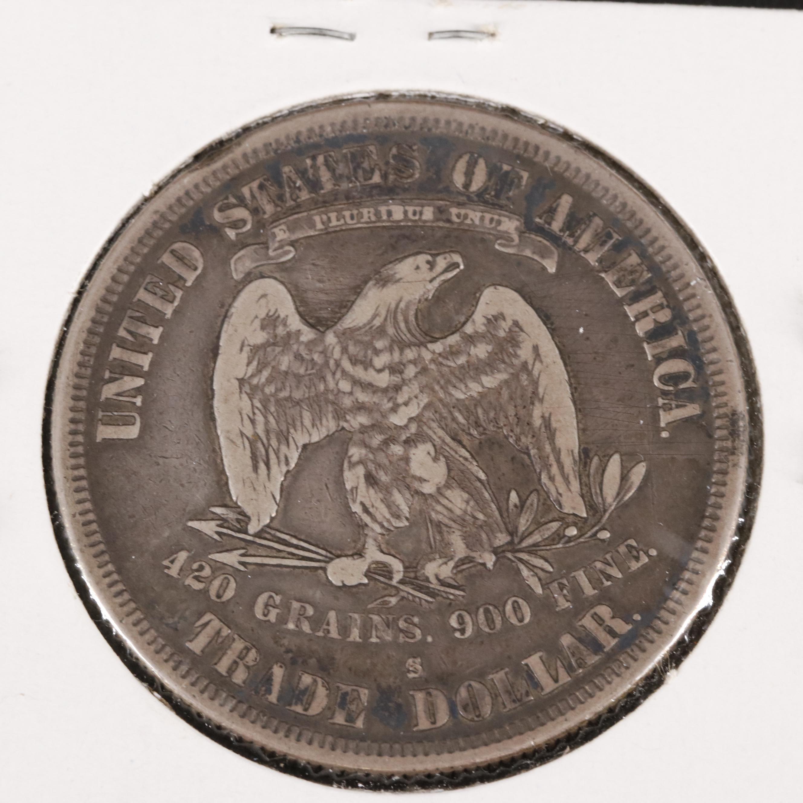 1877-S Trade Silver Dollar