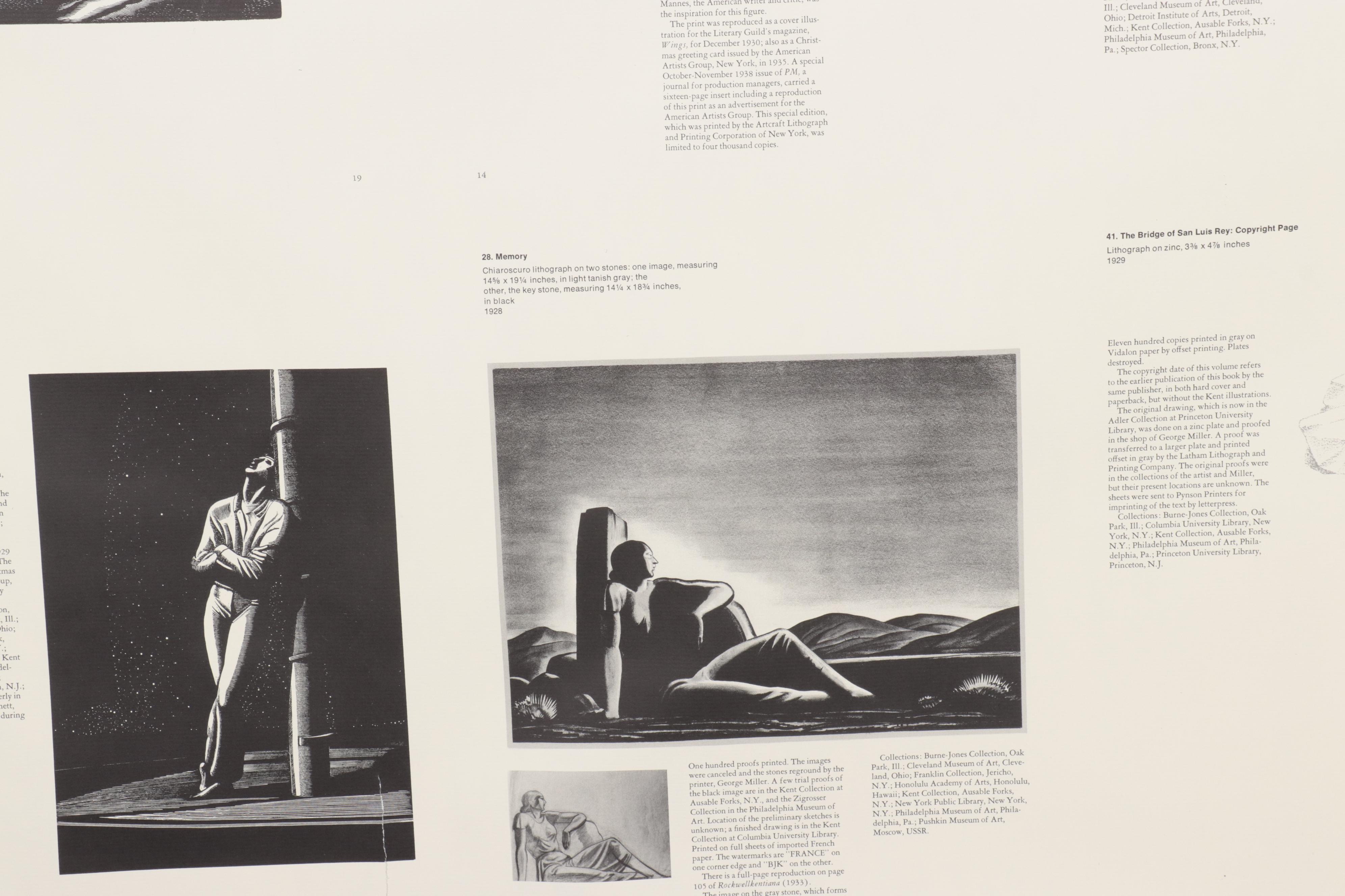 Printer's Proof Sheet for "The Prints of Rockwell Kent: A Catalogue Raisonné"