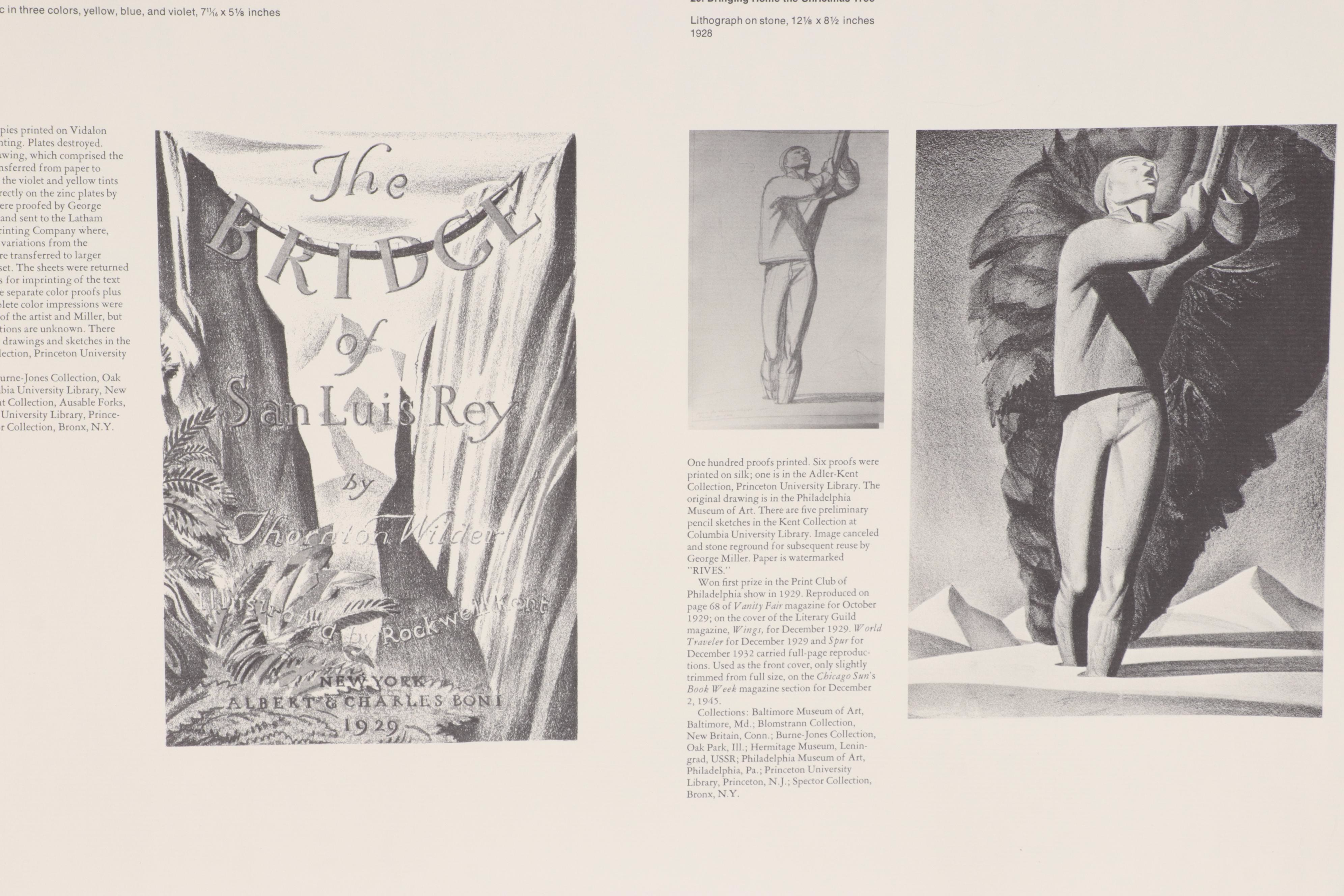 Printer's Proof Sheet for "The Prints of Rockwell Kent: A Catalogue Raisonné"