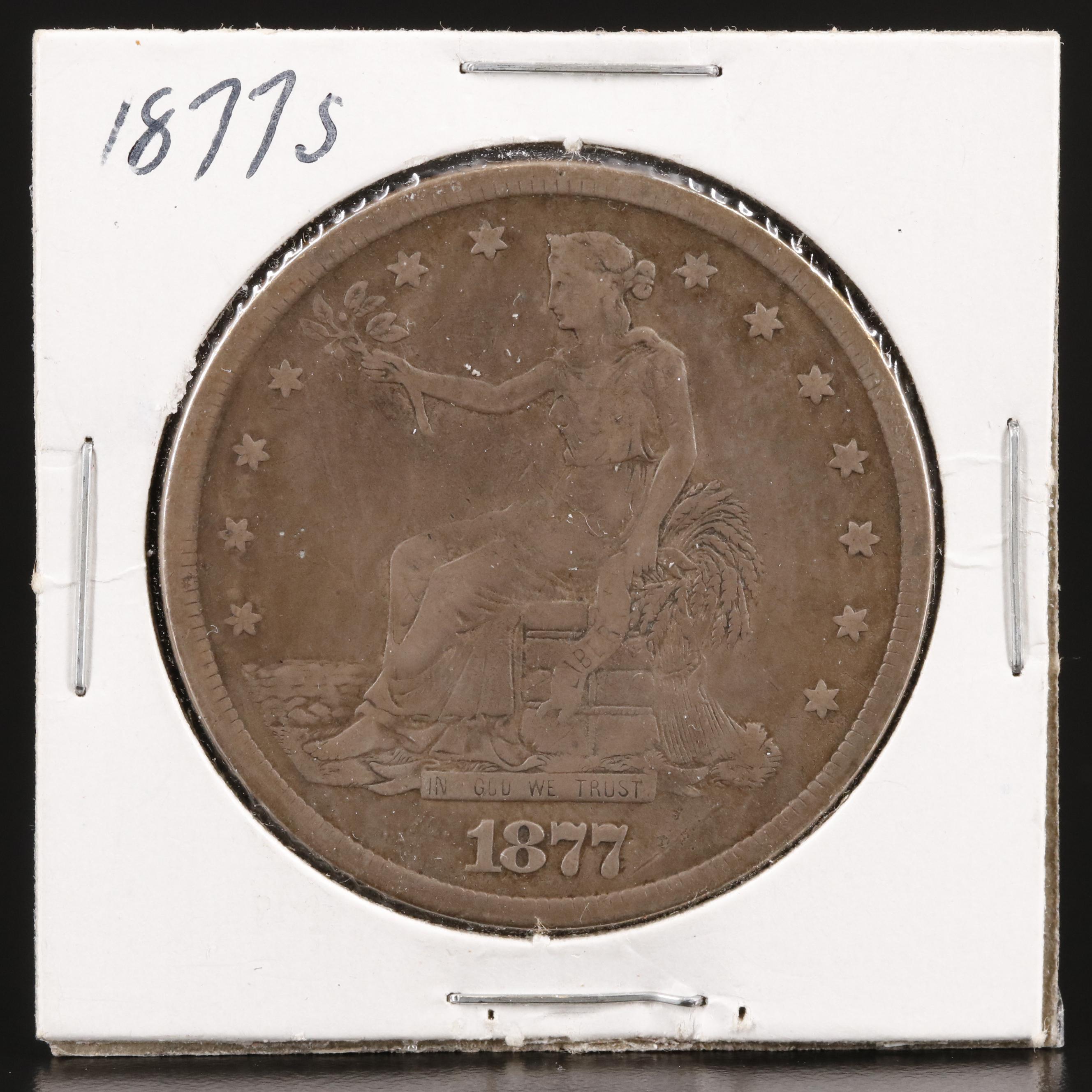 1877-S Trade Silver Dollar