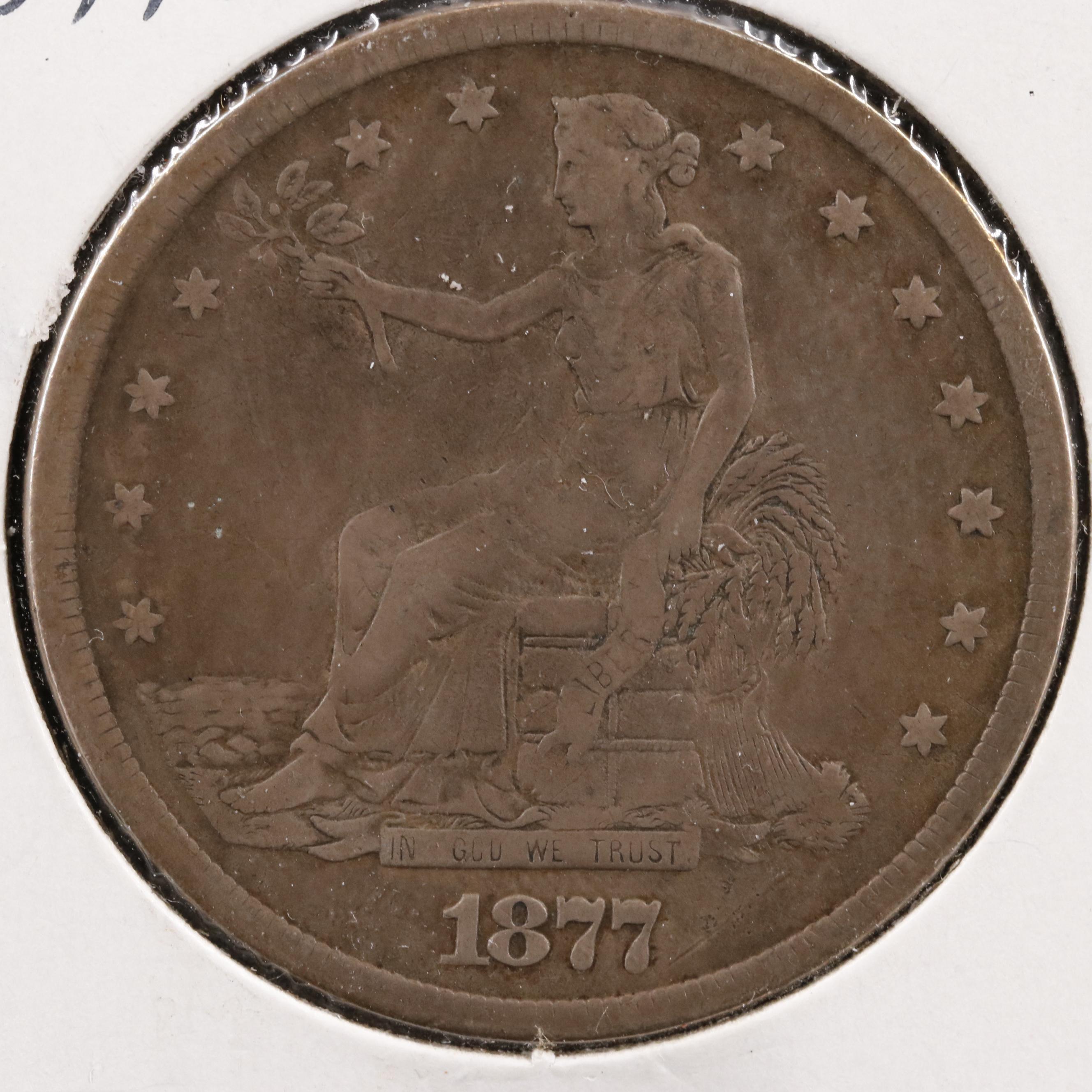 1877-S Trade Silver Dollar