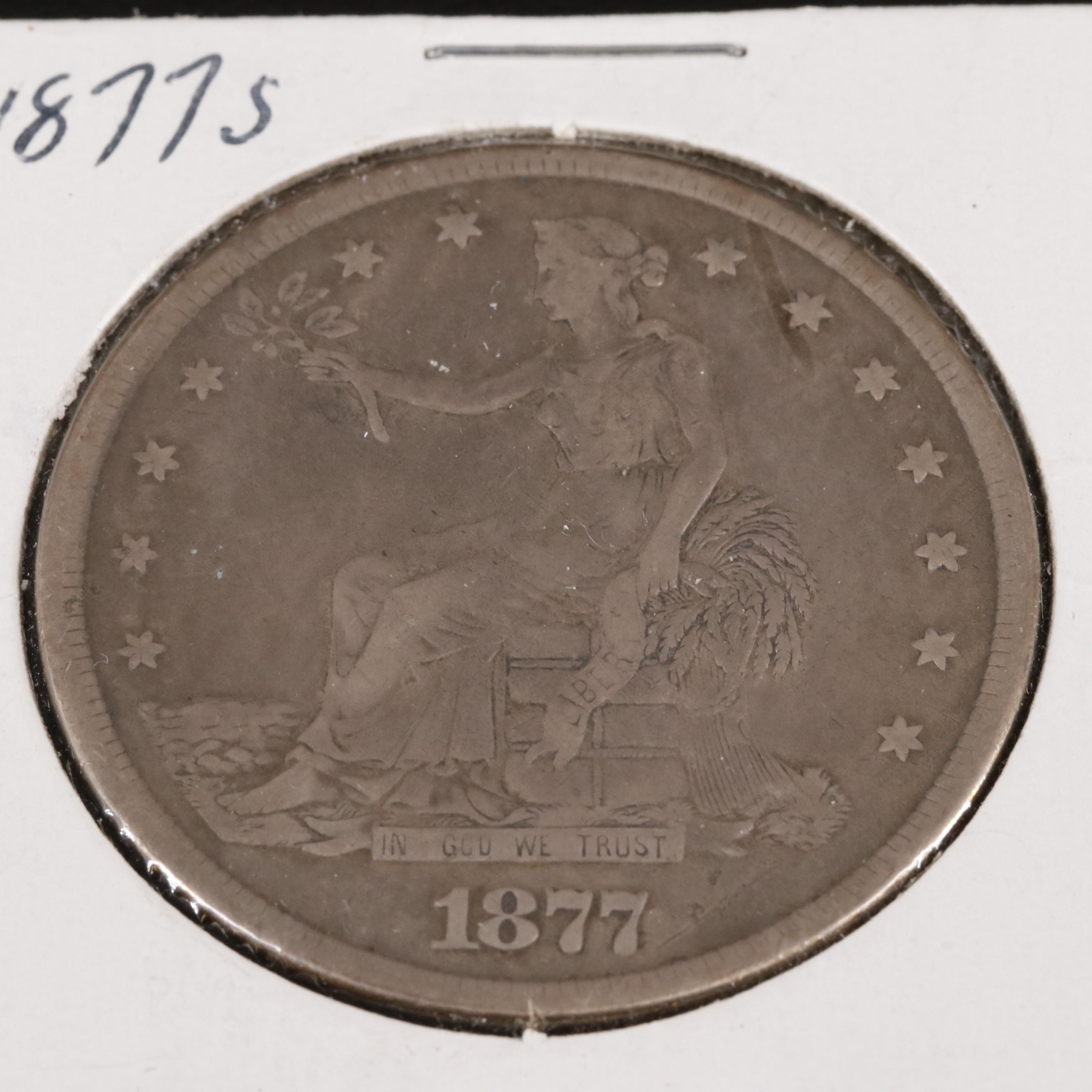 1877-S Trade Silver Dollar