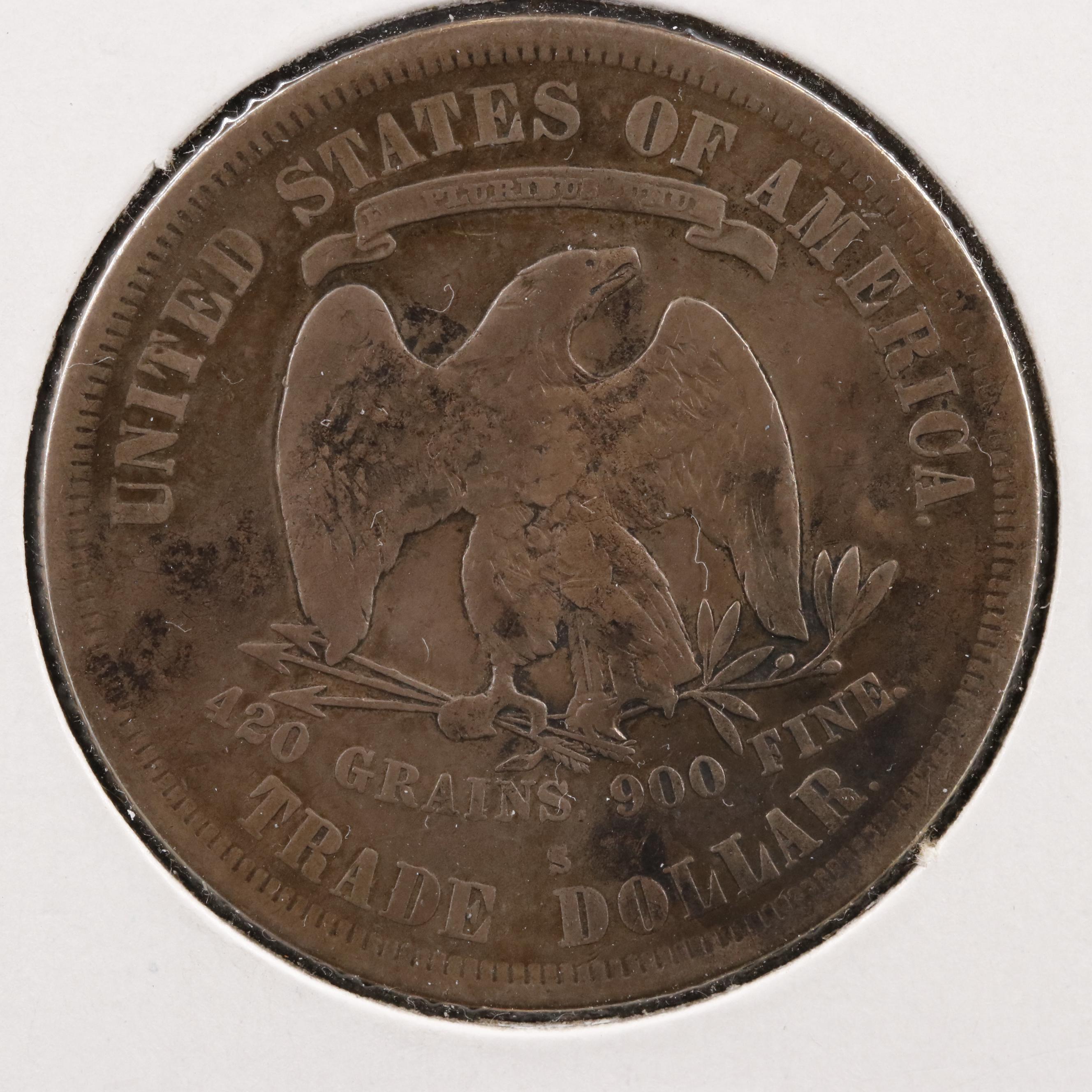 1877-S Trade Silver Dollar