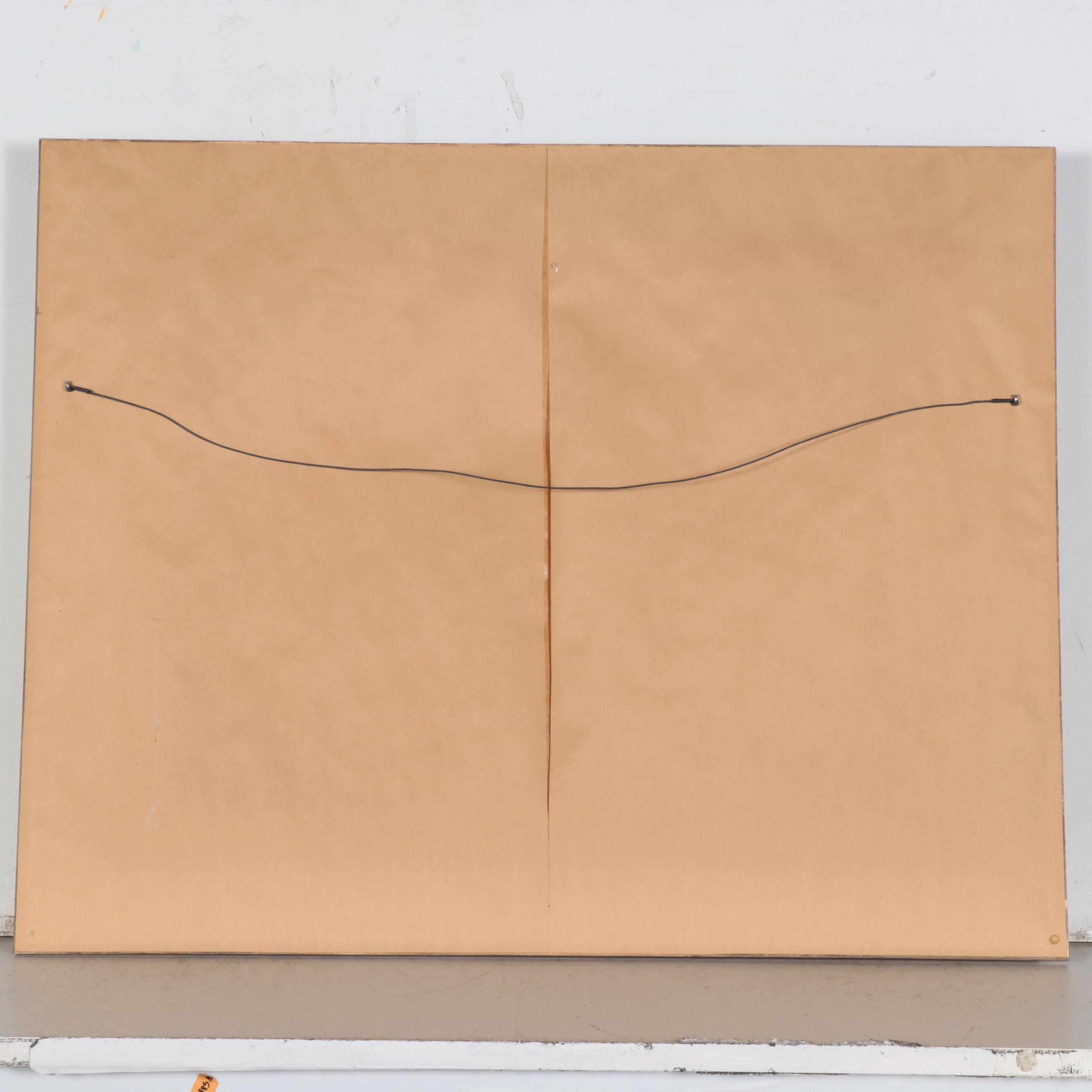 Suzanne French Luker Oil Painting of Garden Scene