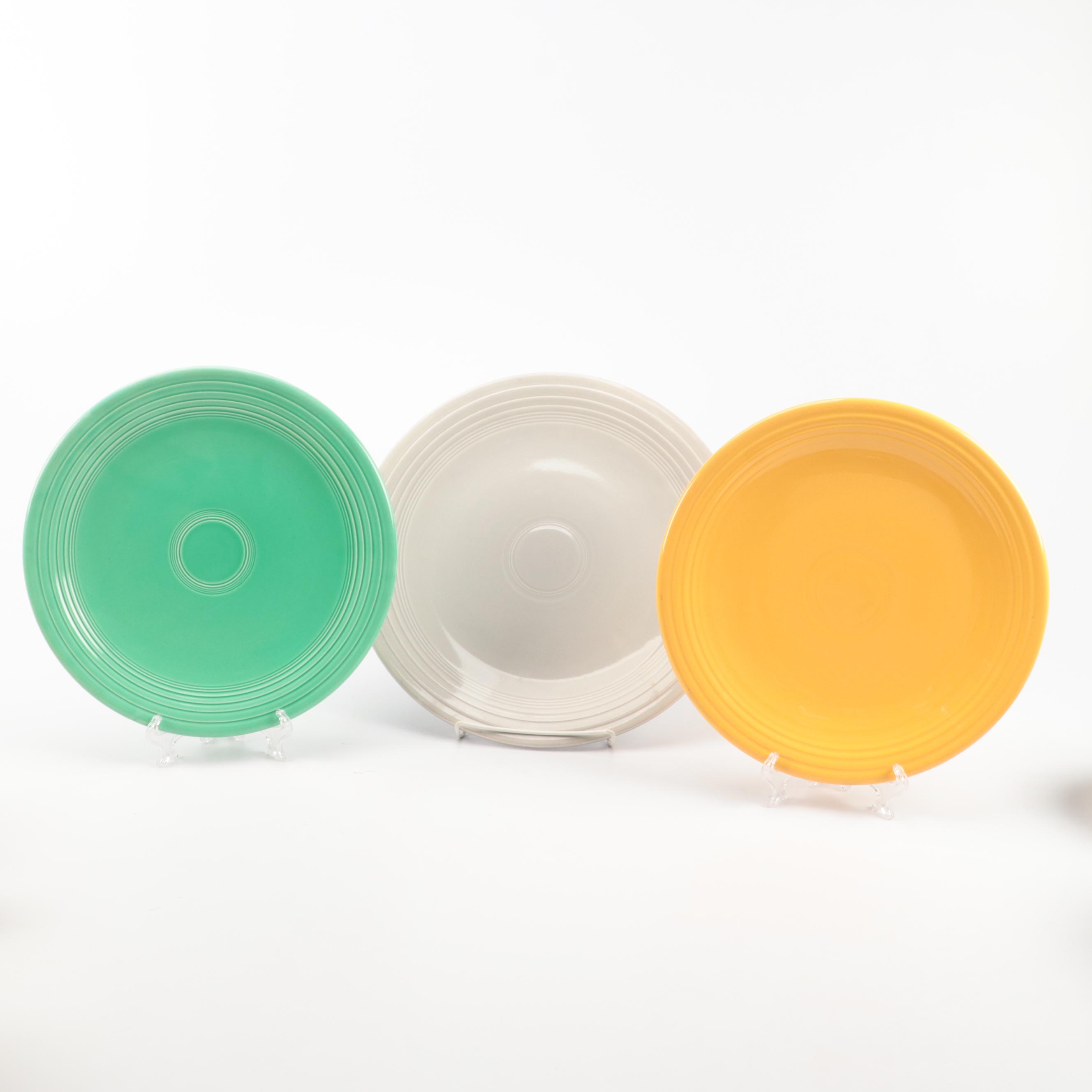 Homer Laughlin "Fiesta" Ceramic Serveware and Dinnerware, Mid to Late 20th C.