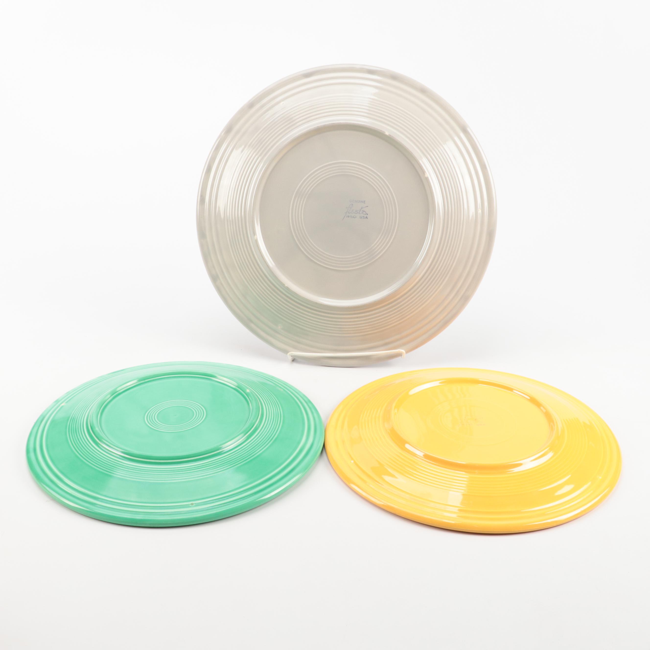 Homer Laughlin "Fiesta" Ceramic Serveware and Dinnerware, Mid to Late 20th C.