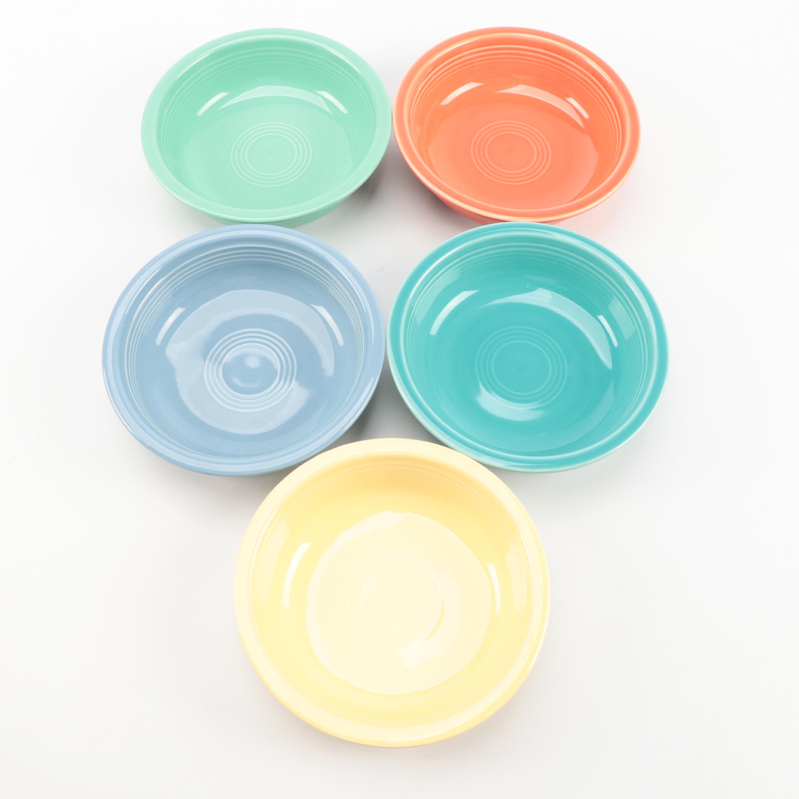 Homer Laughlin "Fiesta" Ceramic Serveware and Dinnerware, Mid to Late 20th C.