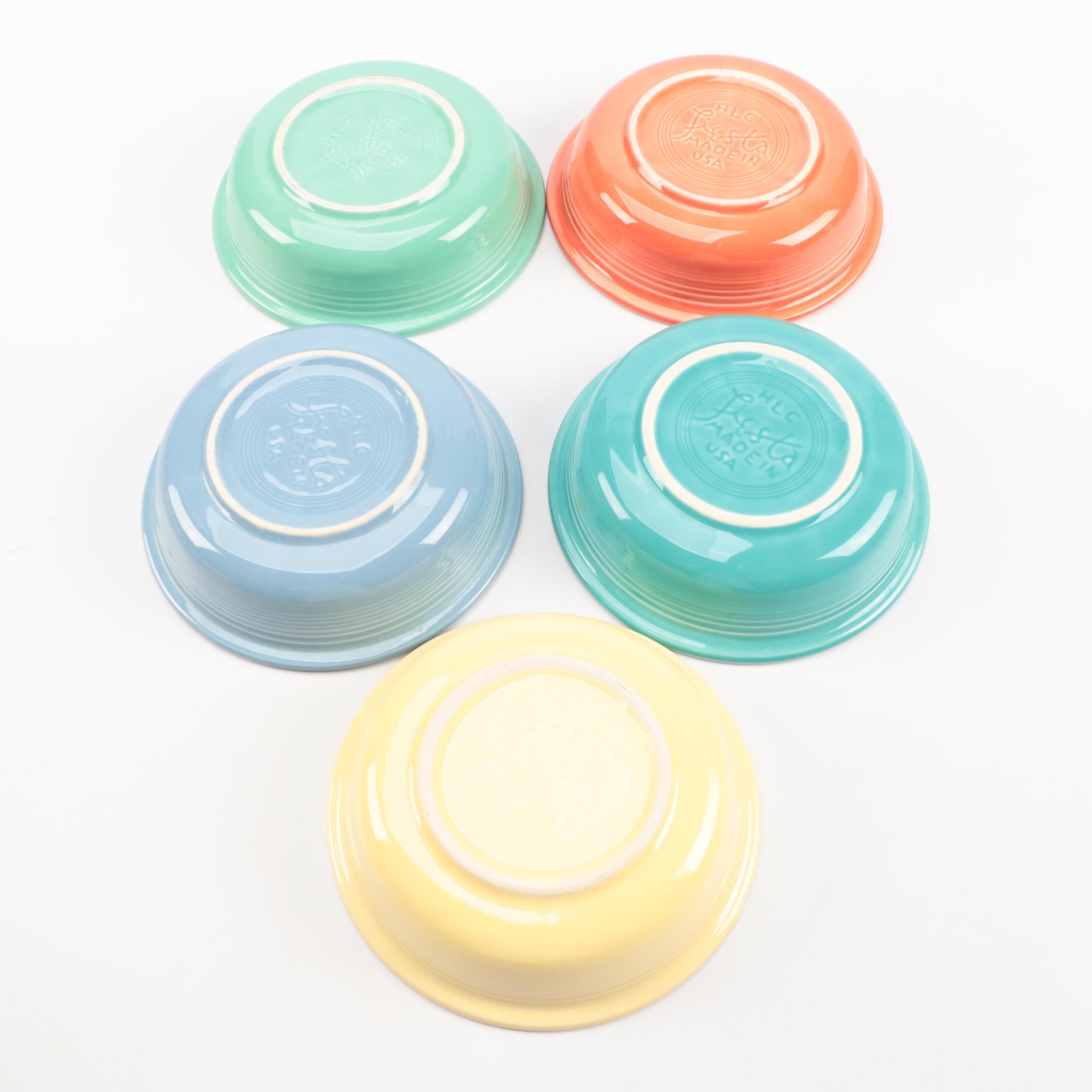 Homer Laughlin "Fiesta" Ceramic Serveware and Dinnerware, Mid to Late 20th C.