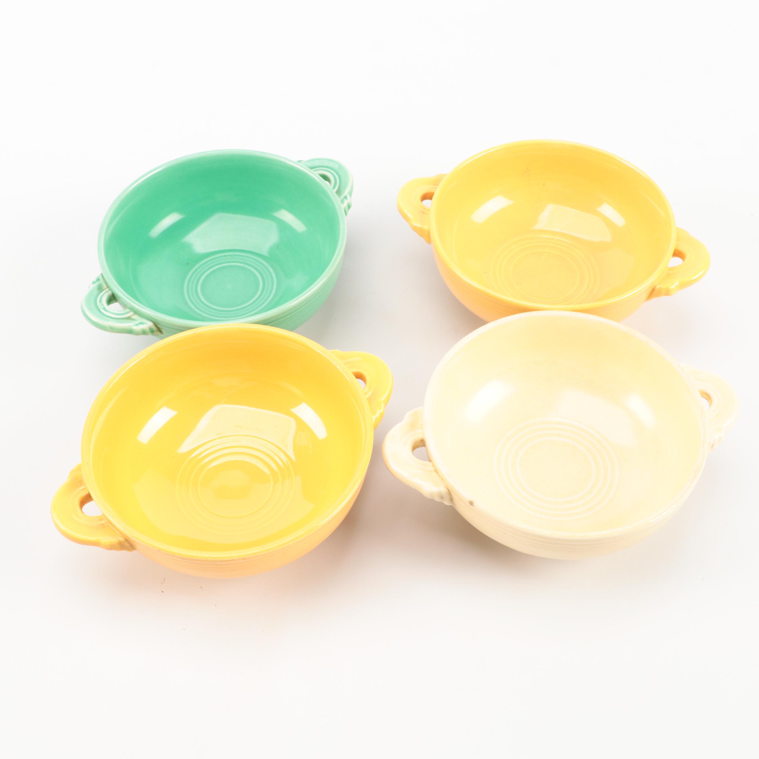 Homer Laughlin "Fiesta" Ceramic Serveware and Dinnerware, Mid to Late 20th C.