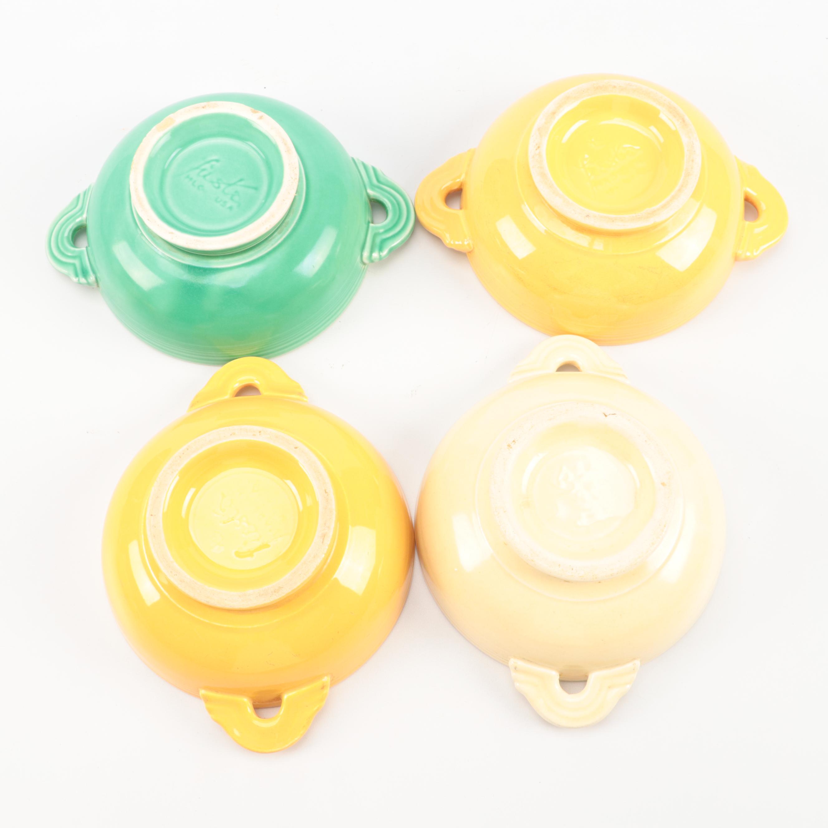 Homer Laughlin "Fiesta" Ceramic Serveware and Dinnerware, Mid to Late 20th C.