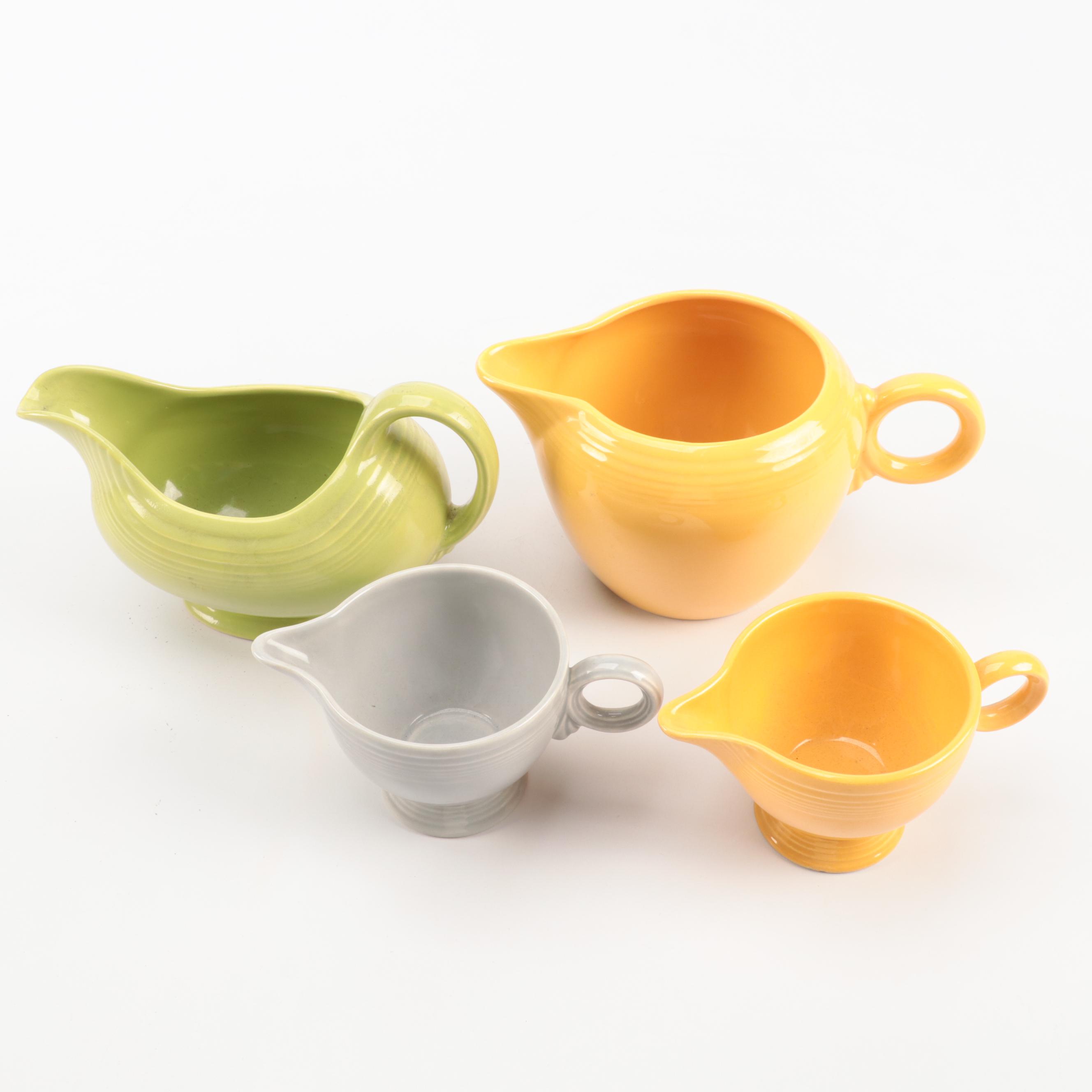 Homer Laughlin "Fiesta" Ceramic Serveware and Dinnerware, Mid to Late 20th C.