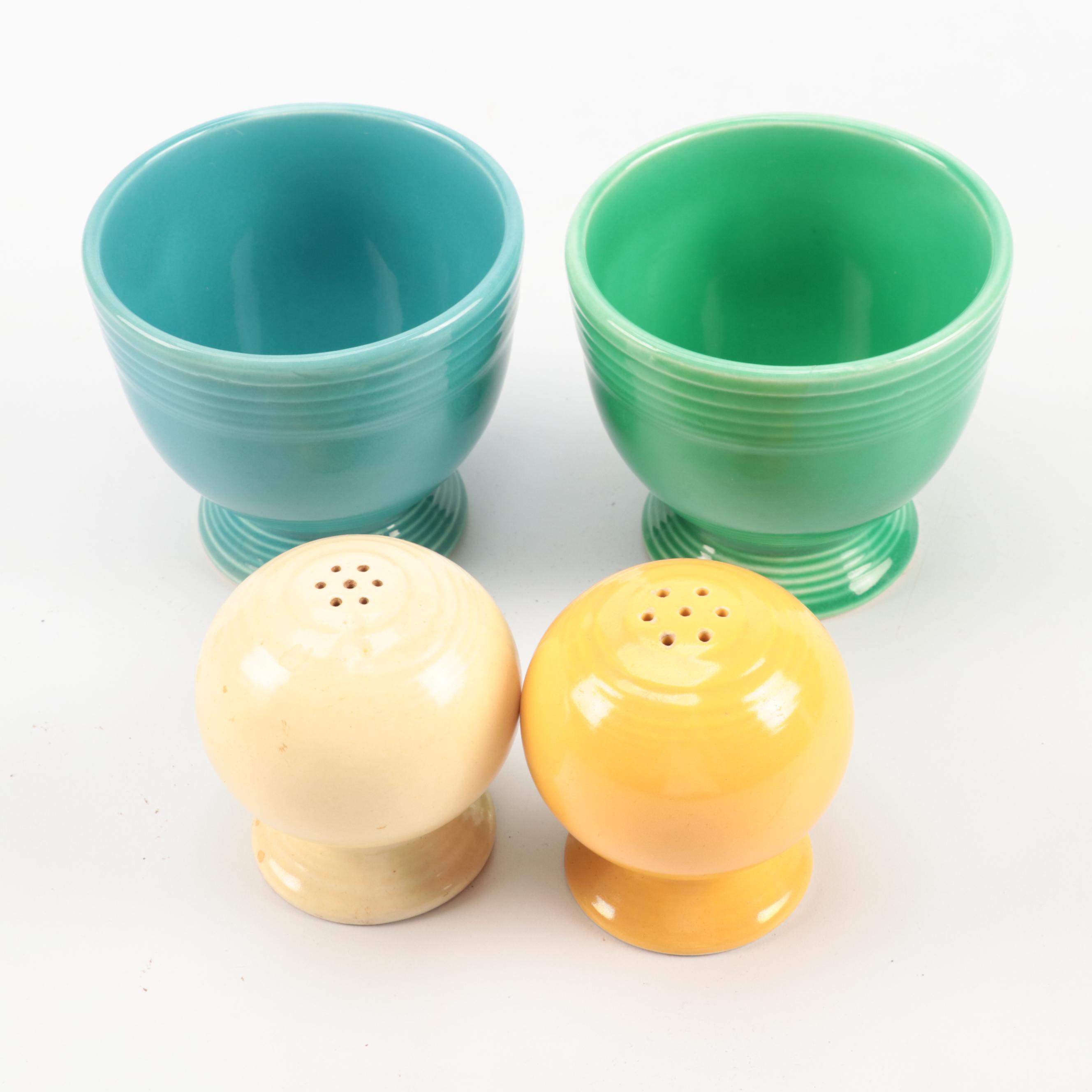 Homer Laughlin "Fiesta" Ceramic Serveware and Dinnerware, Mid to Late 20th C.