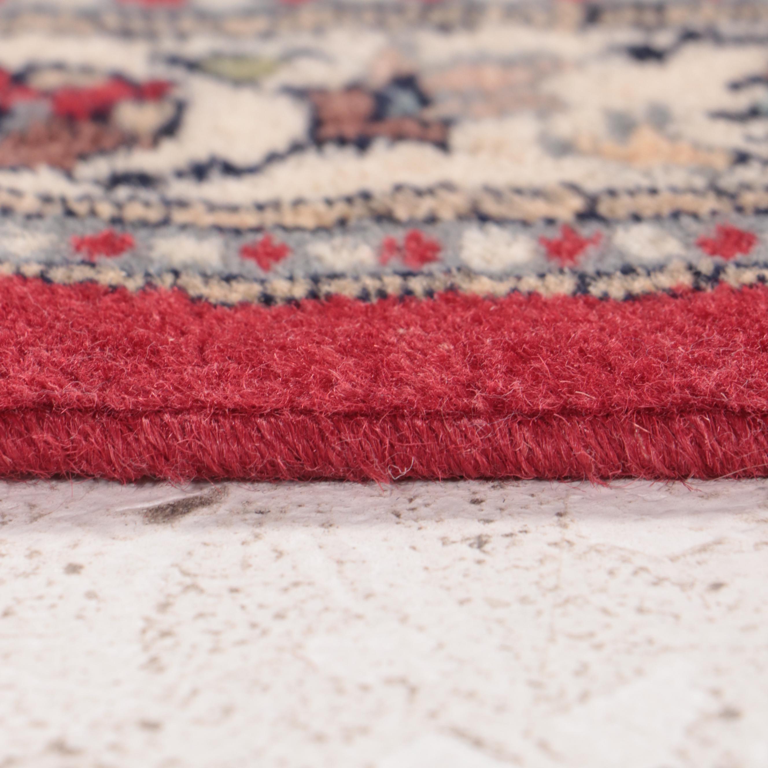 2'2 x 3'9 Hand-Knotted Sino-Persian Kashan Accent Rug