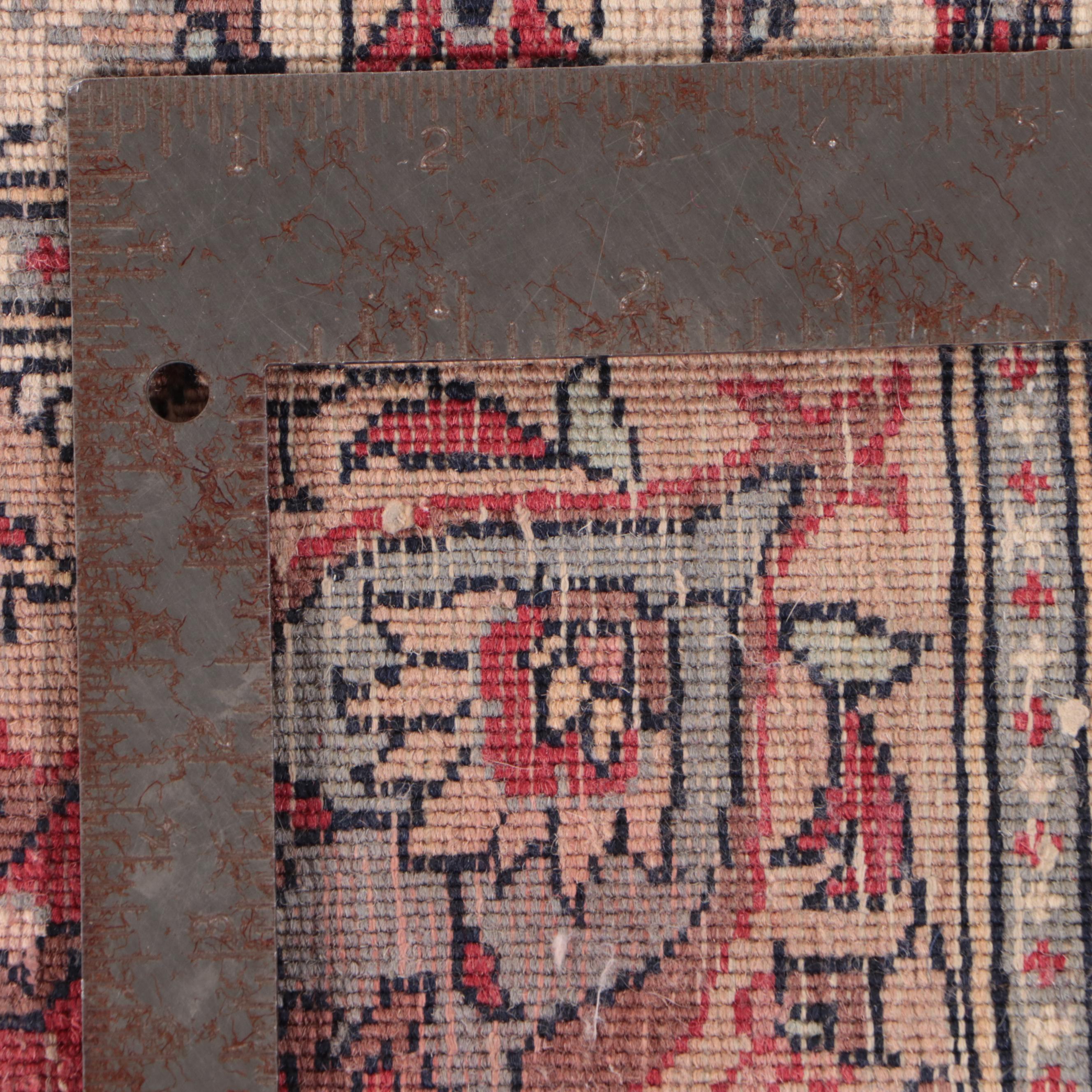 2'2 x 3'9 Hand-Knotted Sino-Persian Kashan Accent Rug