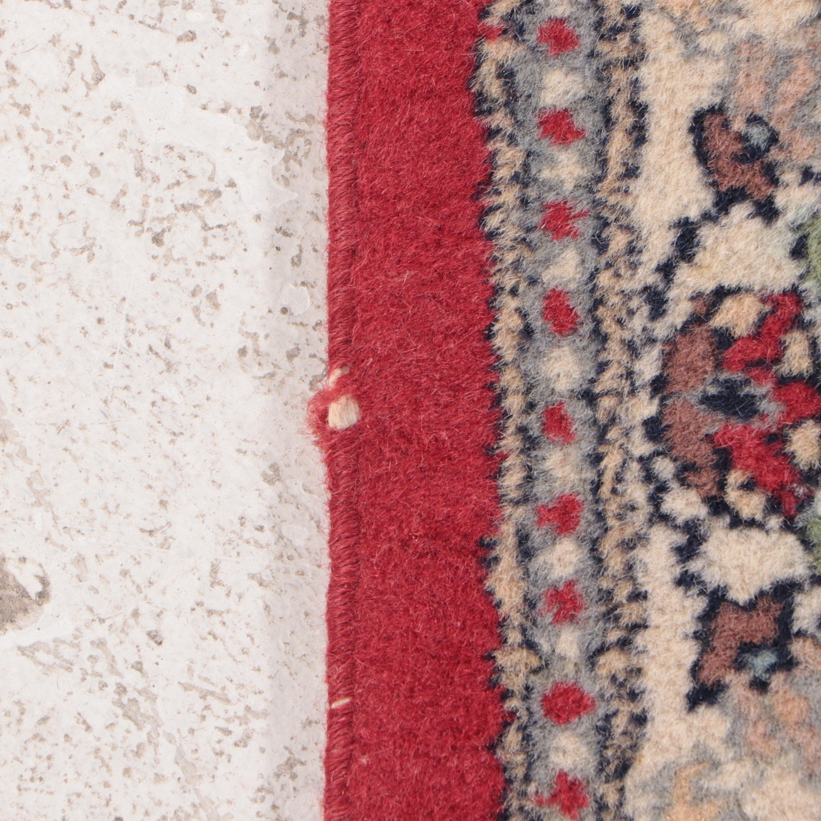 2'2 x 3'9 Hand-Knotted Sino-Persian Kashan Accent Rug