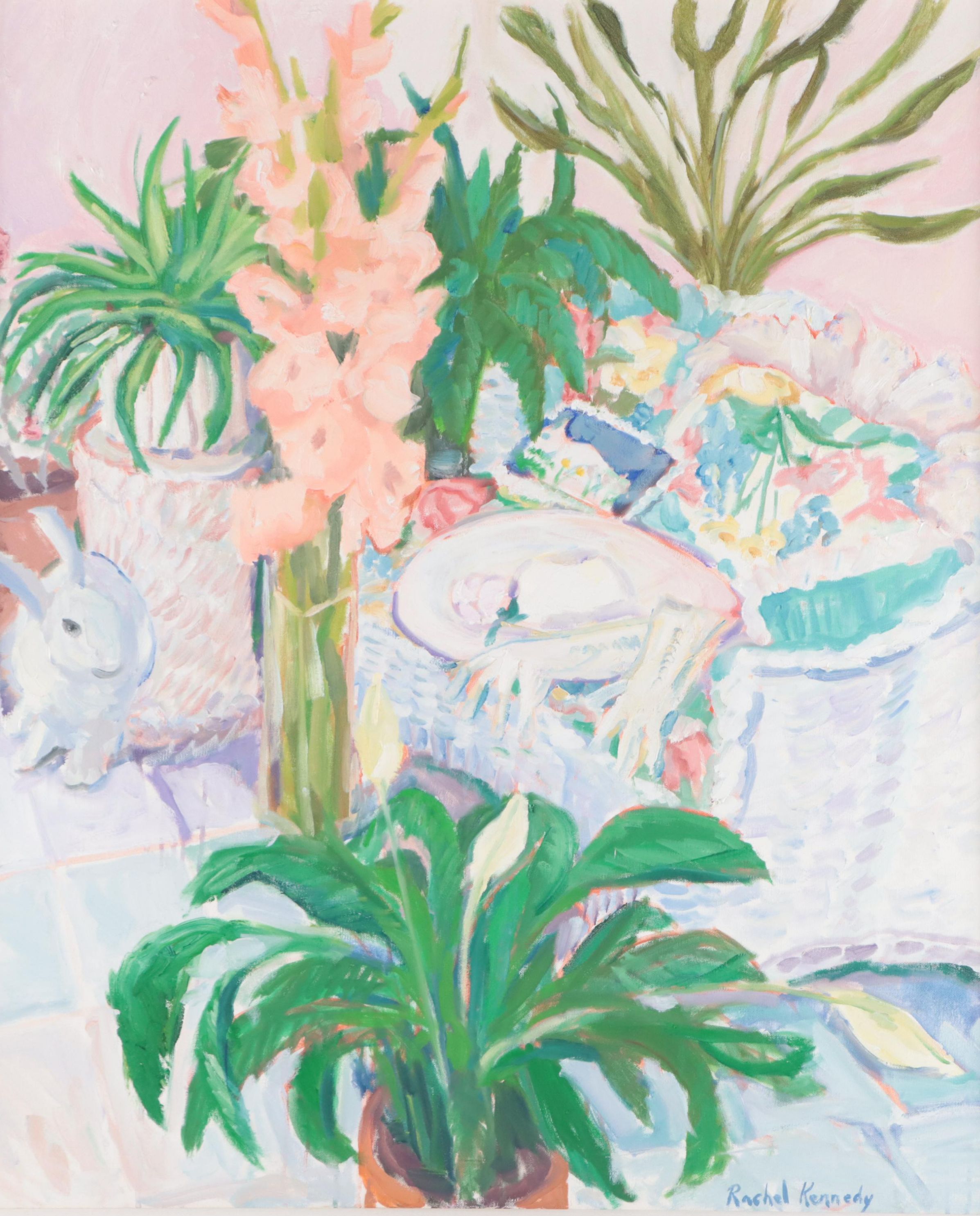 Rachel Kennedy Oil Painting of Floral Still Life