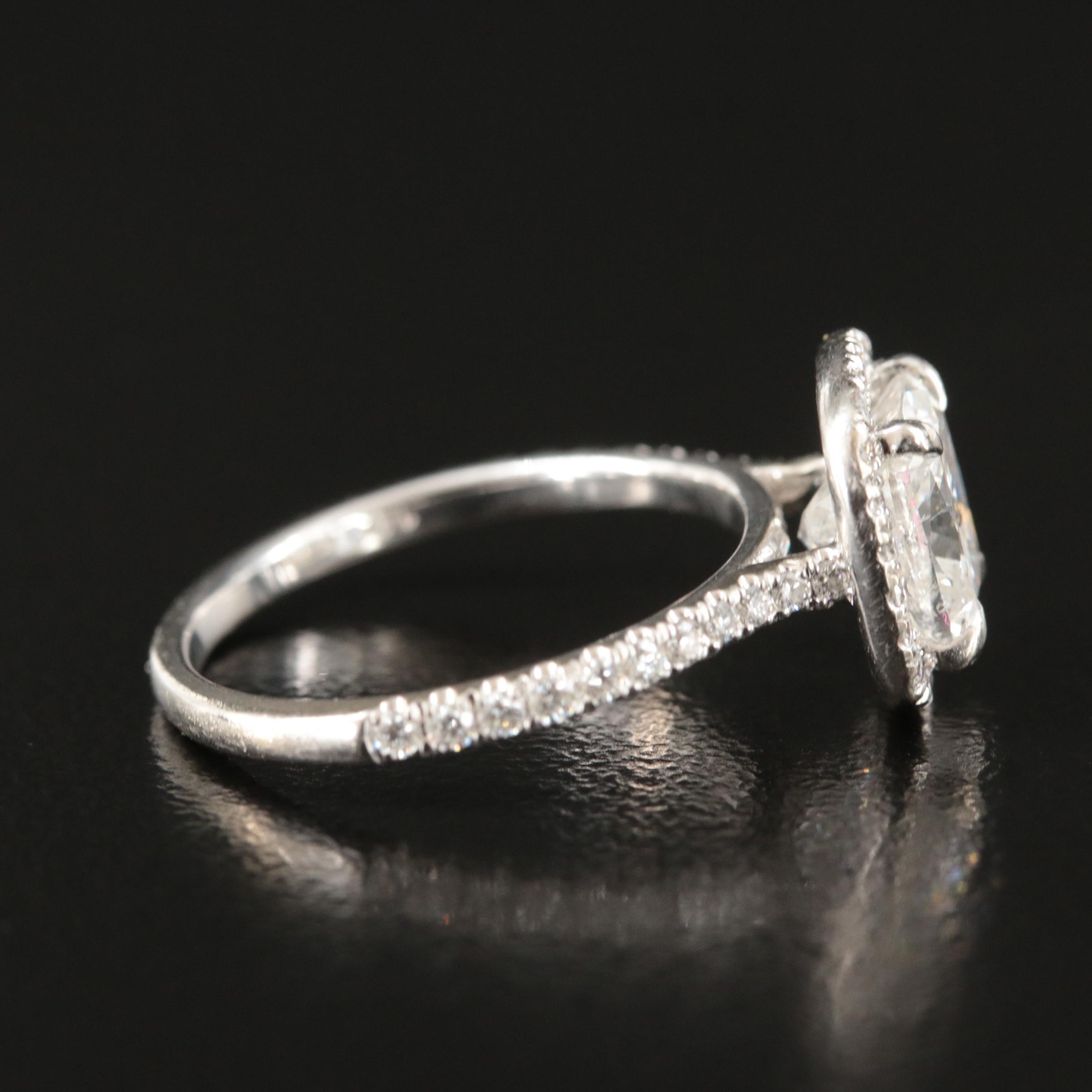 14K 2.40 CTW Diamond Halo Ring