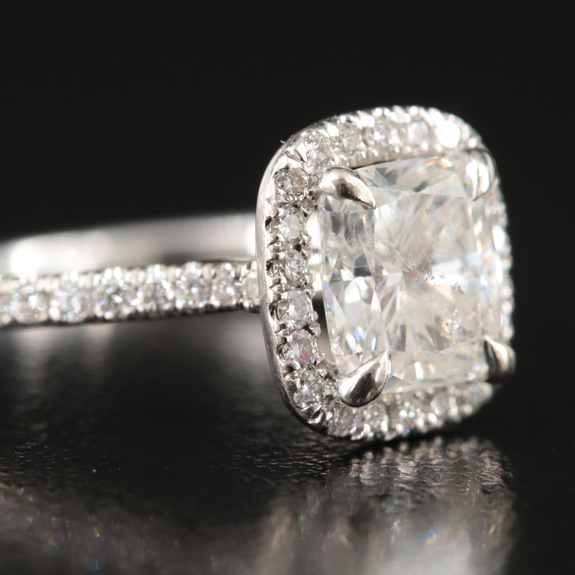 14K 2.40 CTW Diamond Halo Ring