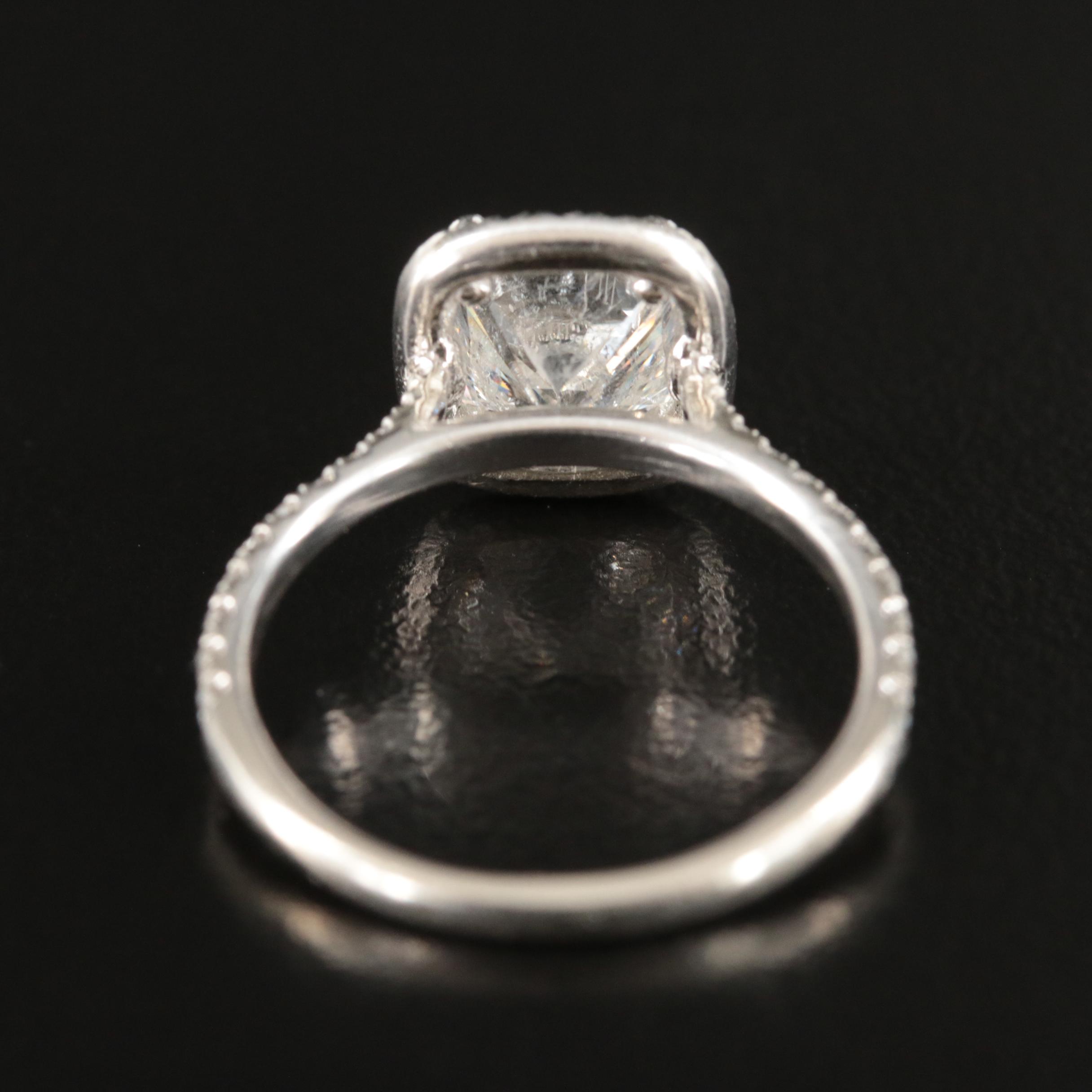 14K 2.40 CTW Diamond Halo Ring