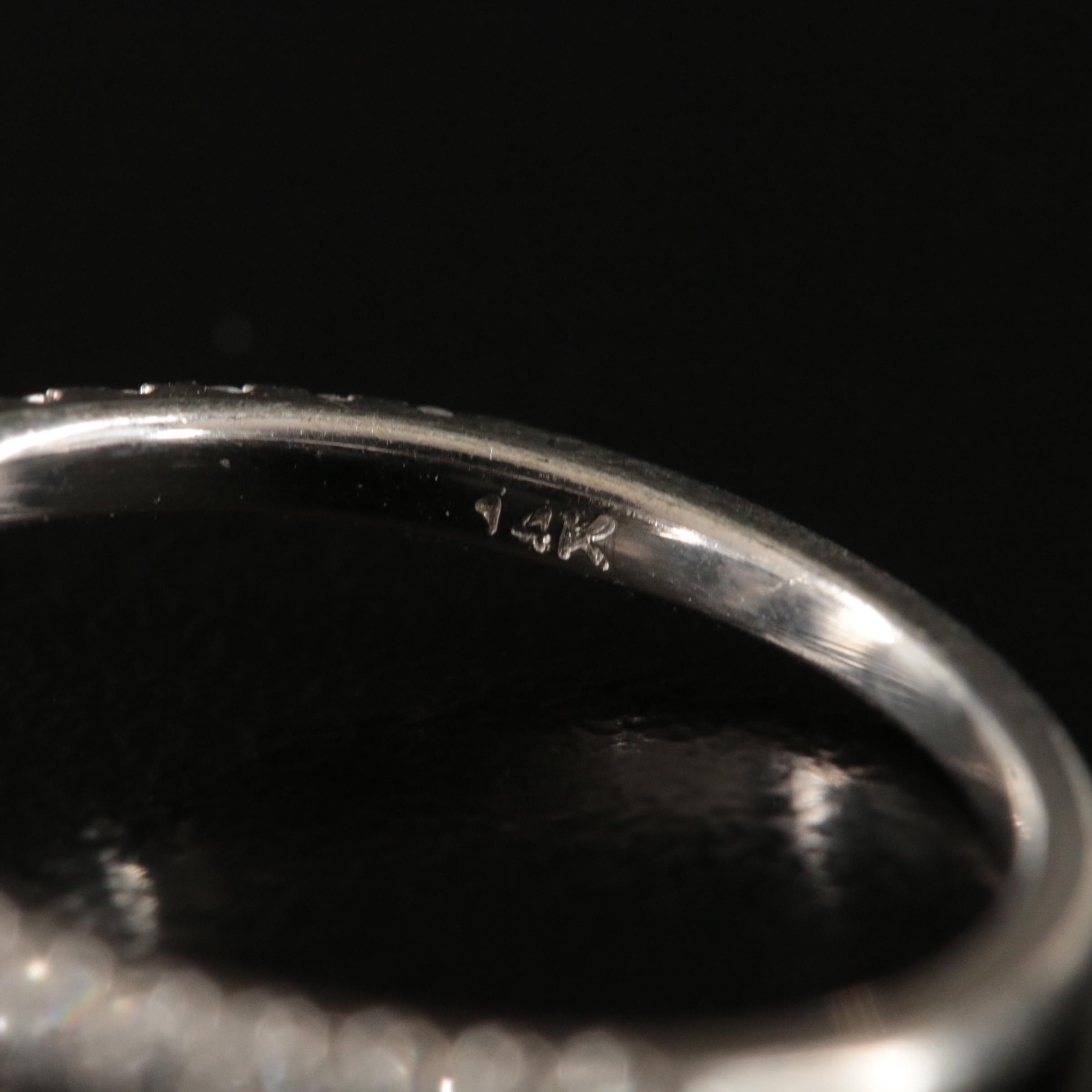 14K 2.40 CTW Diamond Halo Ring