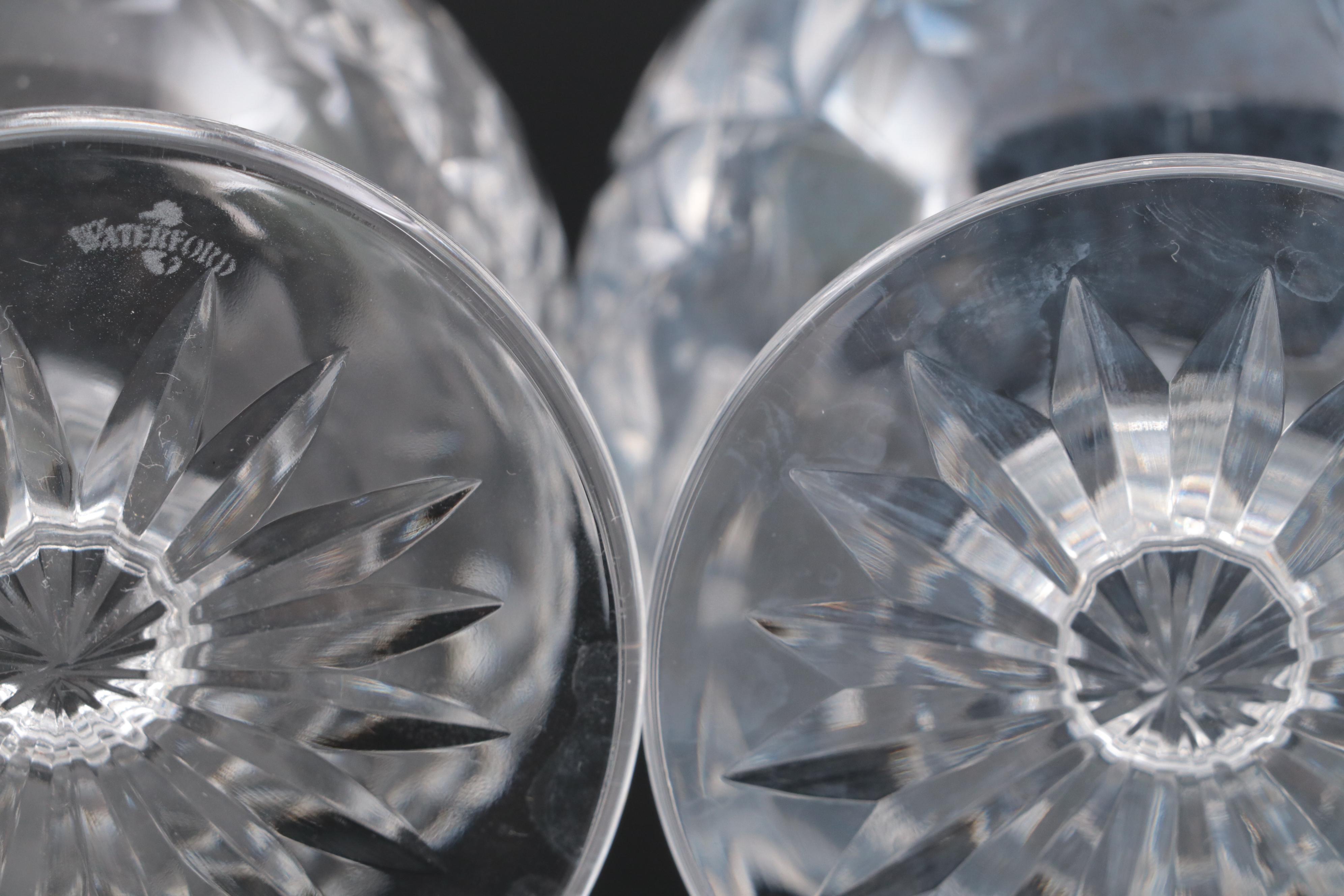 Waterford Crystal "Lismore" Brandy Snifters, Mid/Late 20th Century