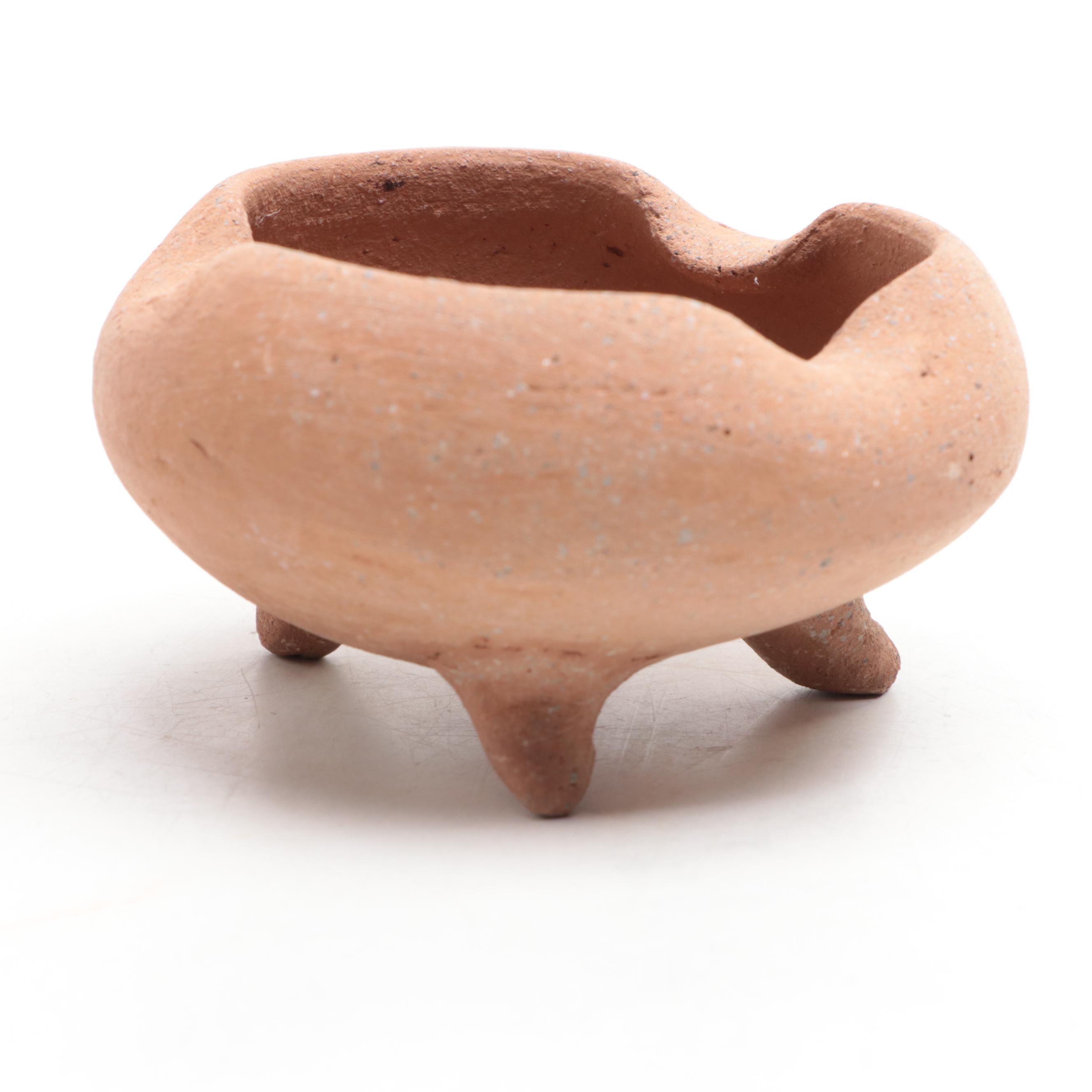 Pre-Columbian Style Chupicuaro Figures with Merida Footed Bowls