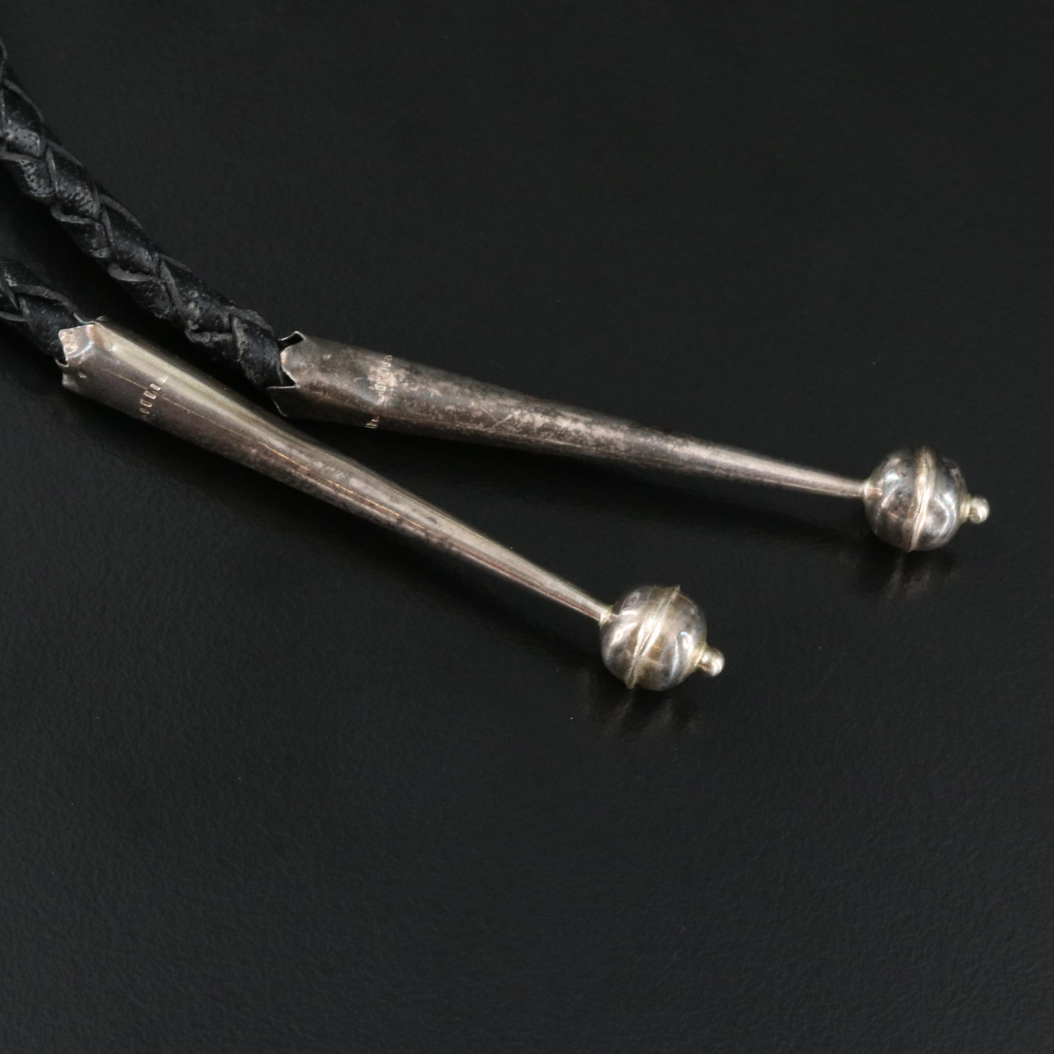 Sterling Turquoise Bolo Tie