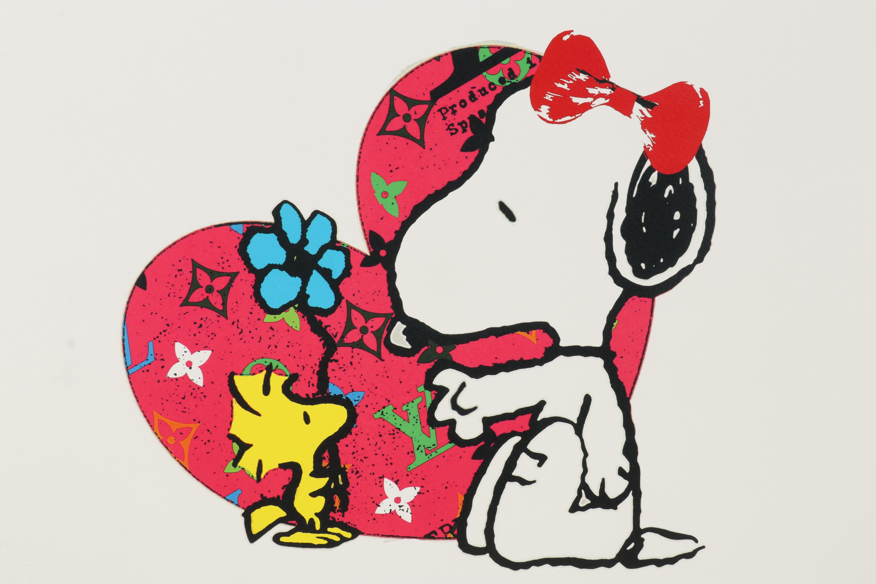 Death NYC Pop Art Graphic Print Snoopy and Woodstock