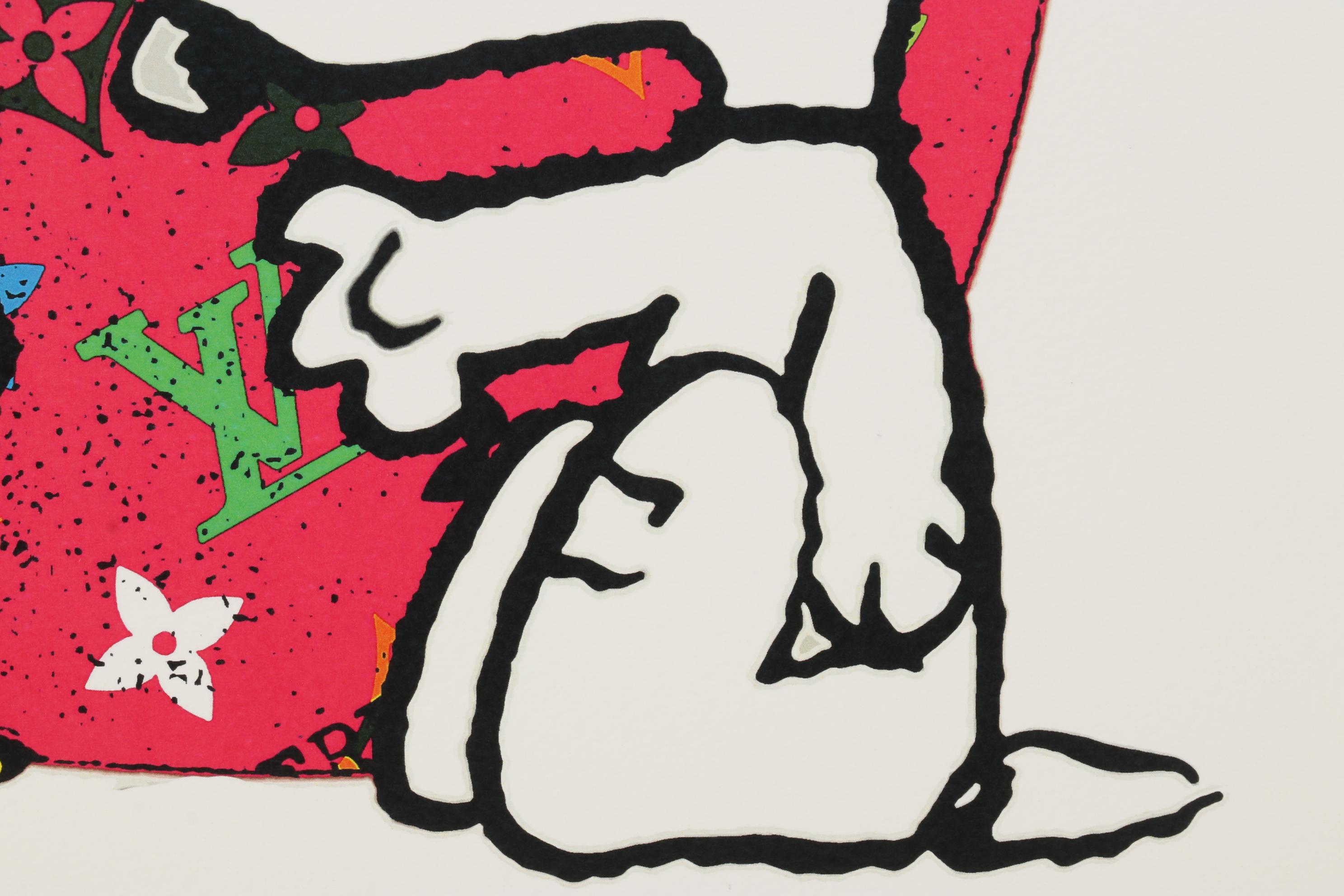 Death NYC Pop Art Graphic Print Snoopy and Woodstock